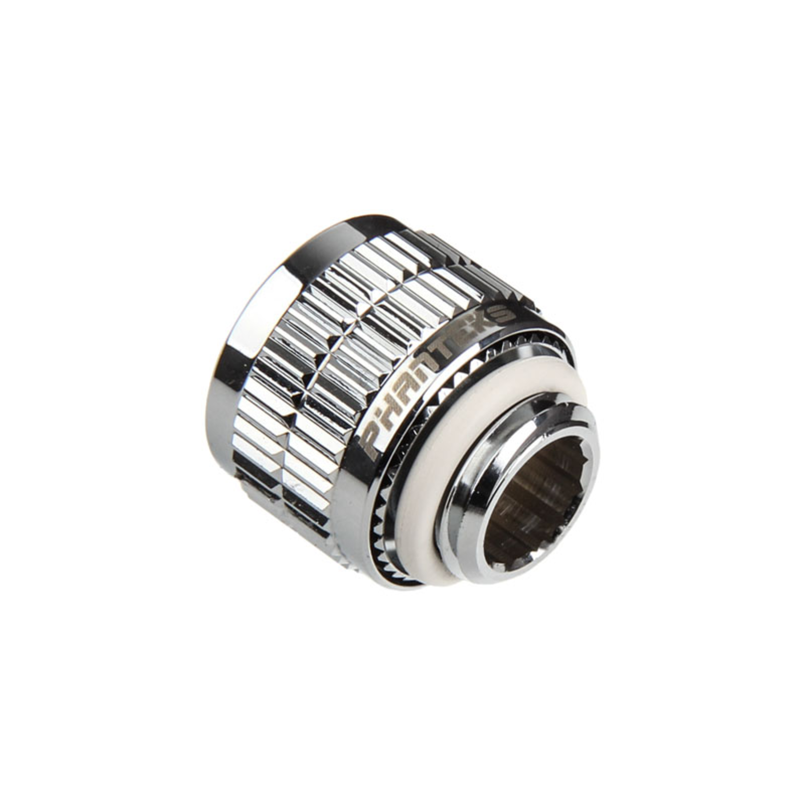 Phanteks Glacier Connection Straight G1/4 Inch AG to 13/10mm Chrome Silver