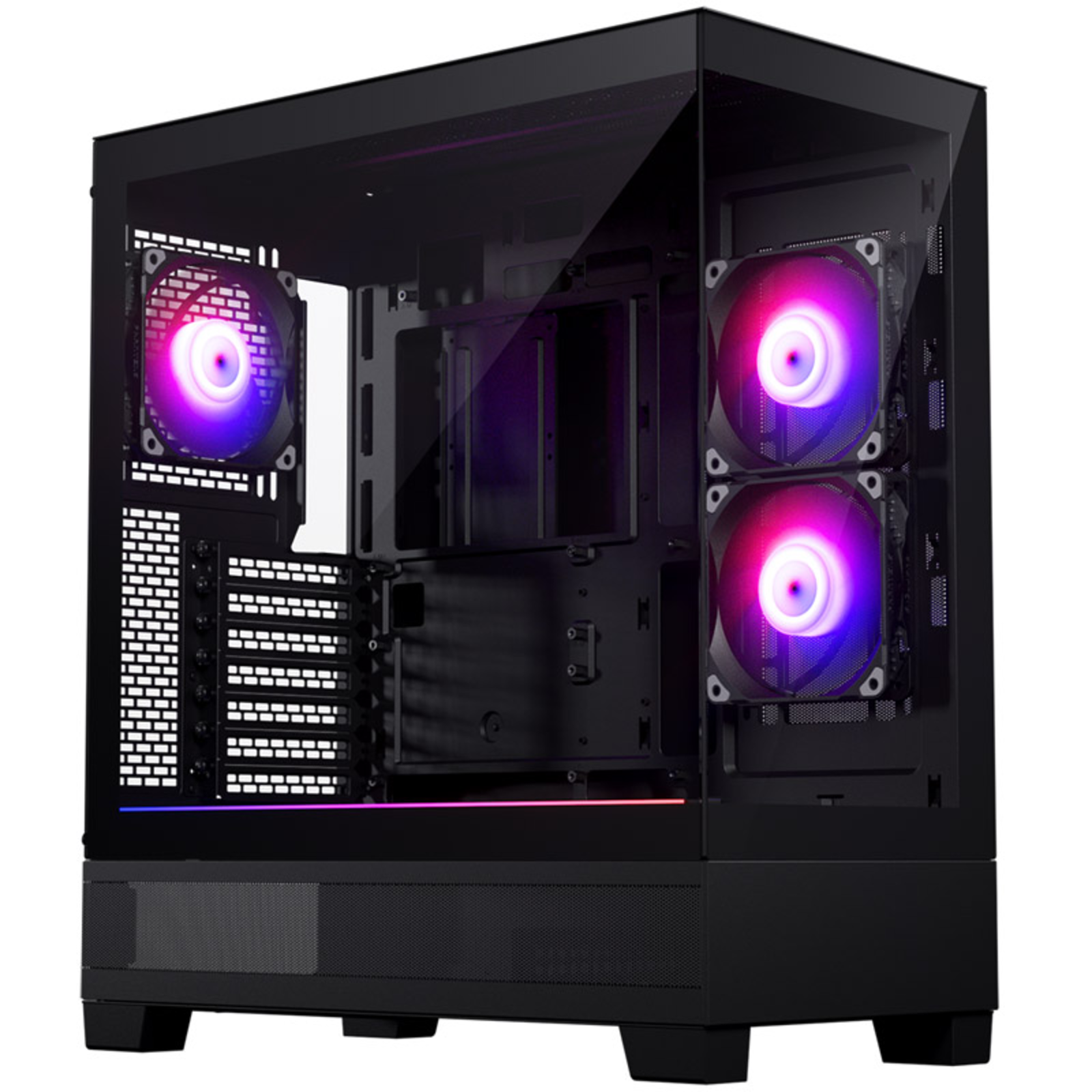Phanteks XT View Midi Tower Tempered Glass Windows D-RGB Black