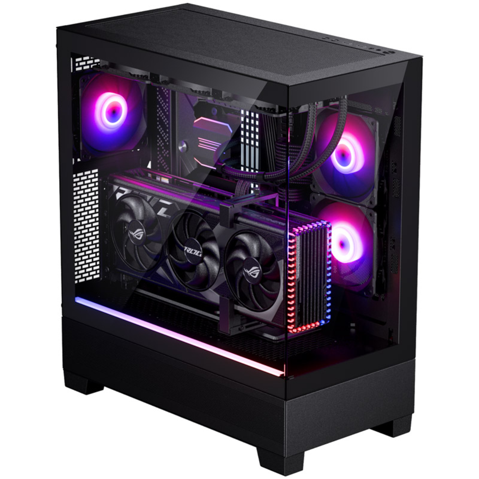 Phanteks XT View Midi Tower Tempered Glass Windows D-RGB Black