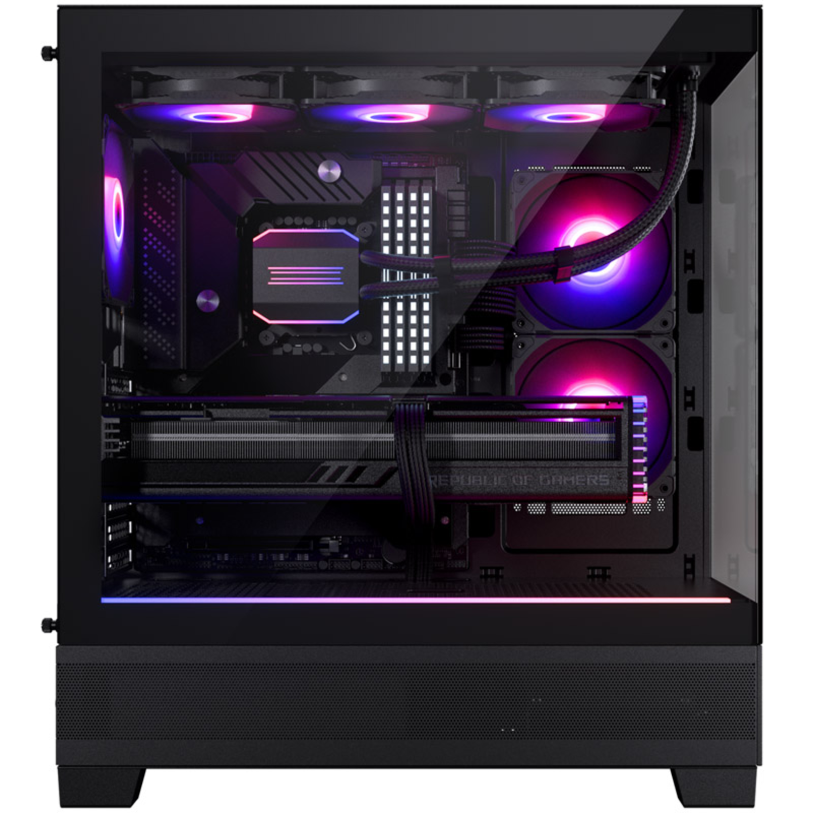 Phanteks XT View Midi Tower Tempered Glass Windows D-RGB Black