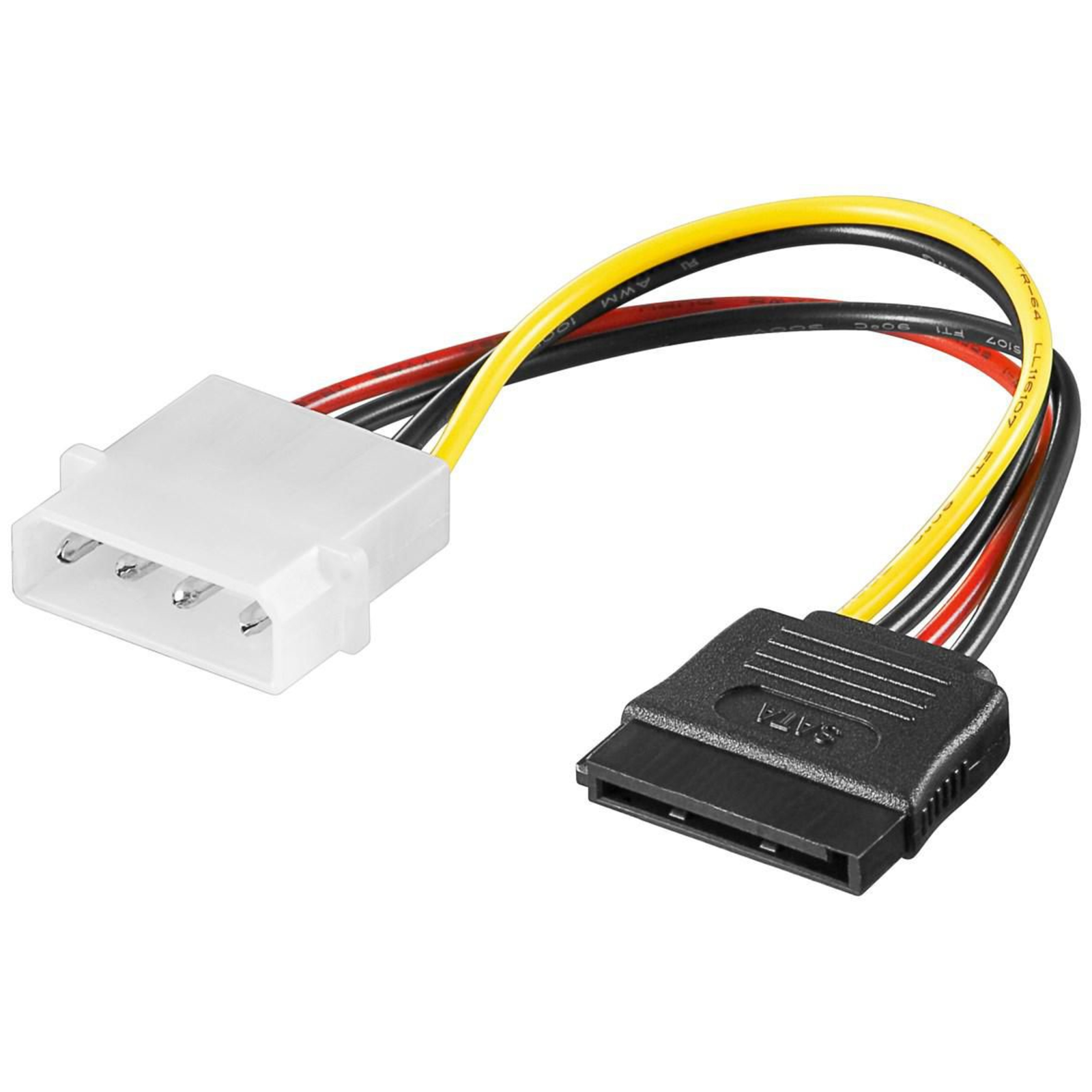 Micro Connect PC Y Power Cable/Adapter SATA Power 4pin-15pin 02m