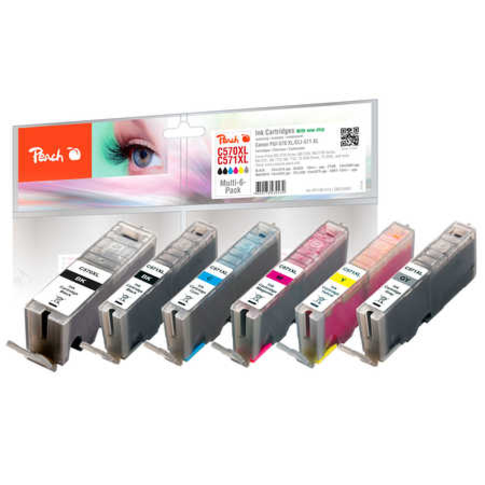 Peach Cartridge PGI-570XL/571XL Multi6Pack KOM
