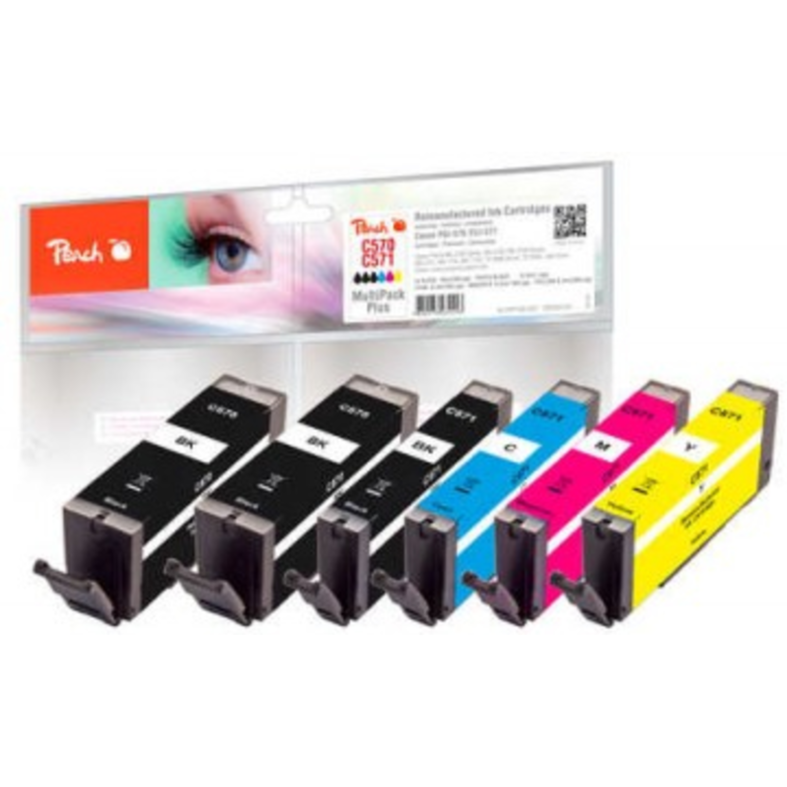 Peach Cartridge Canon PGI-570CLI-571 Mult-Pack-Plus Comp