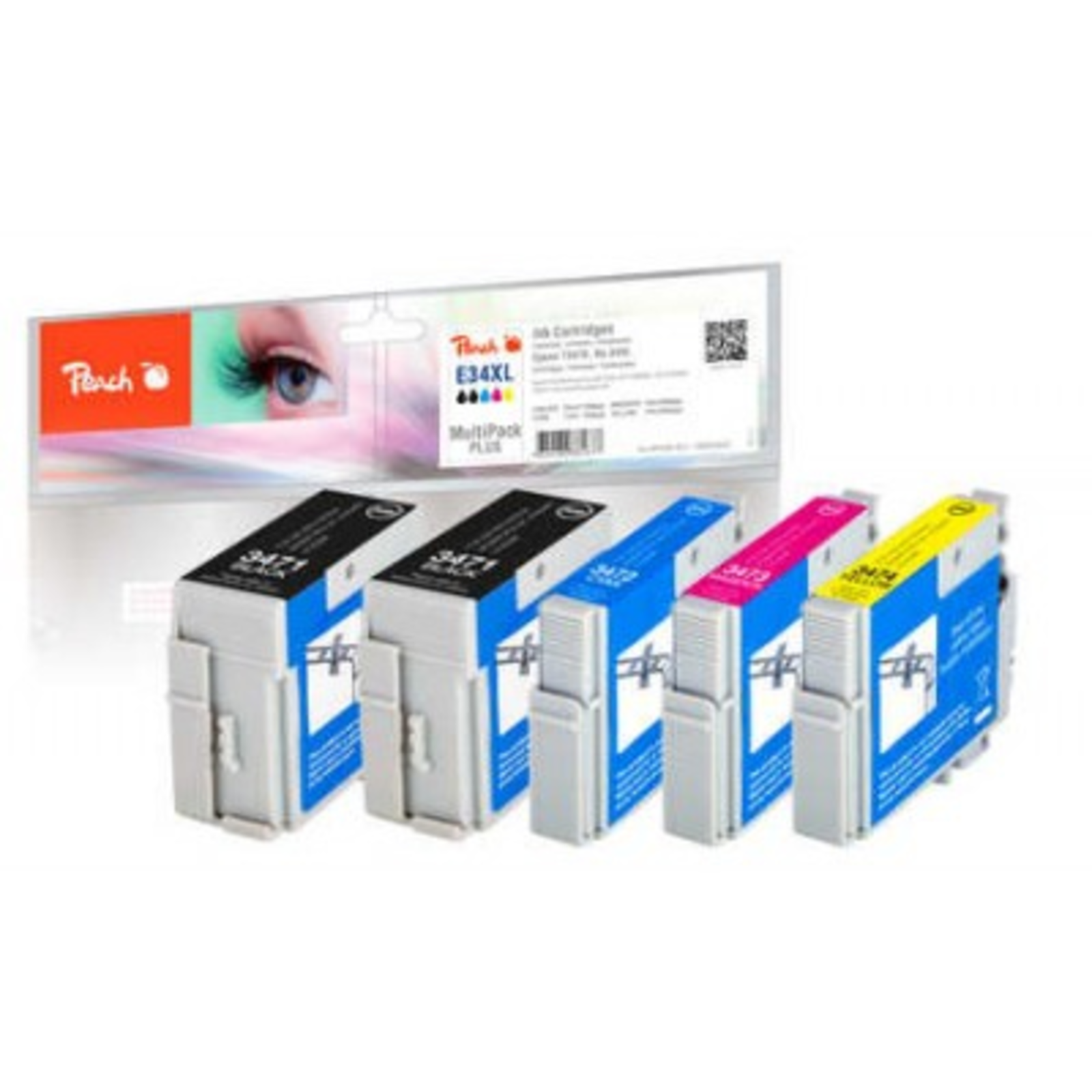Peach Ink Cartridge Epson No.34XL SparPackPlus Comp
