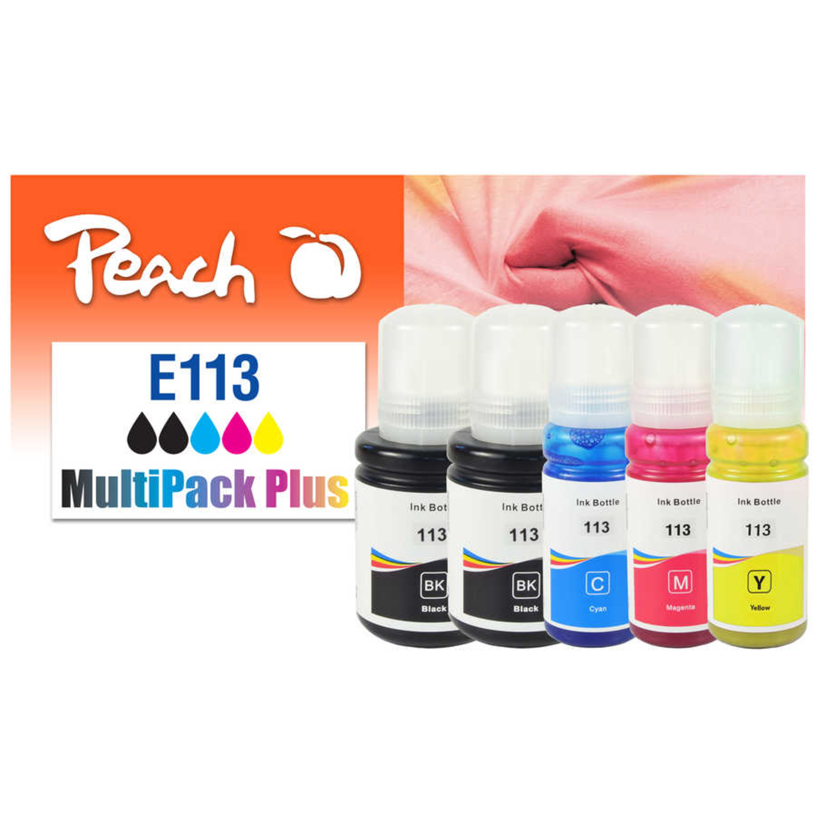Peach Cartridge CISS 113 MutliPack Plus Remanufactured