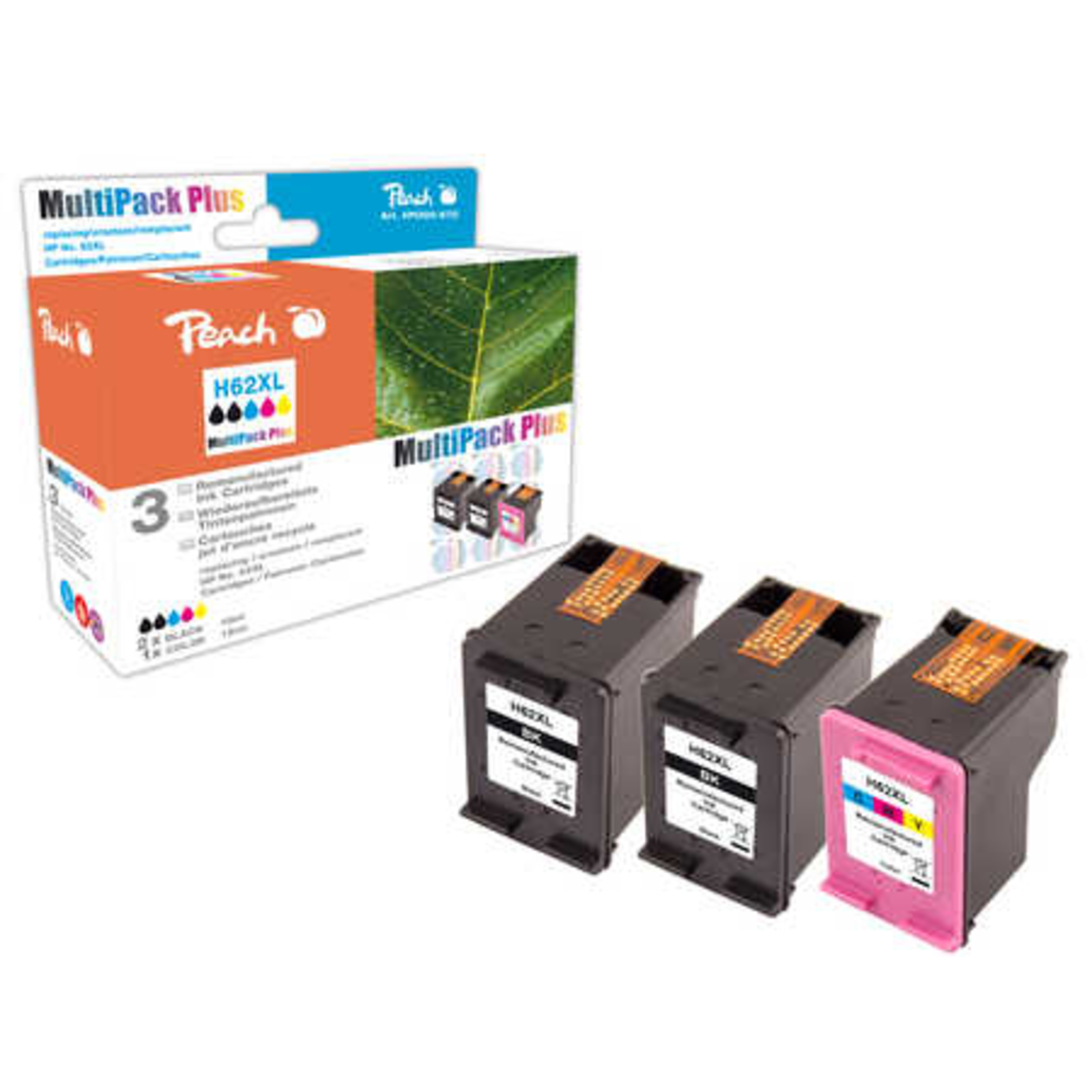 Peach Cartridge No.62XL MultiPackPlus REM,KOM