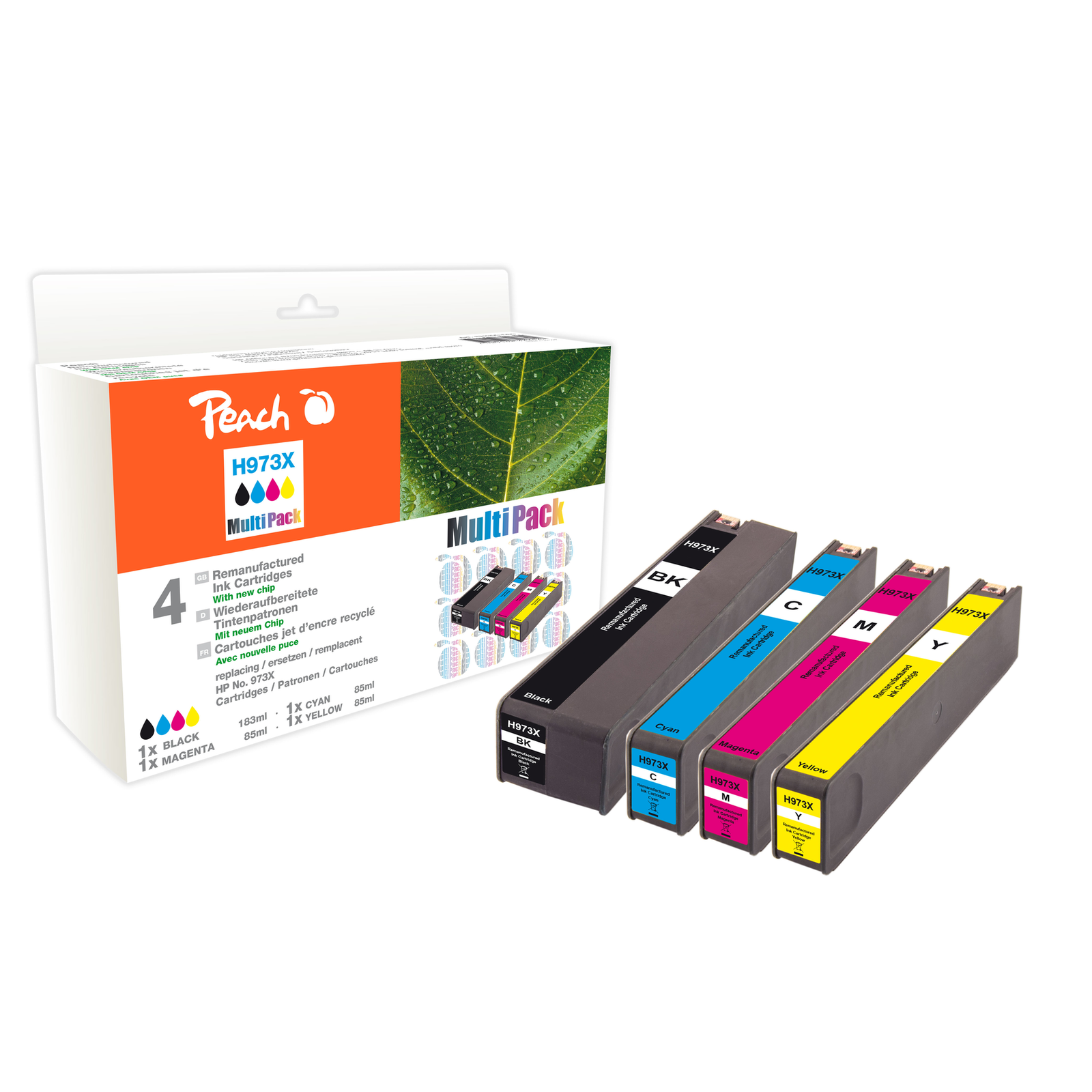 Peach Cartridge No.973X MultiPack REM,KOM