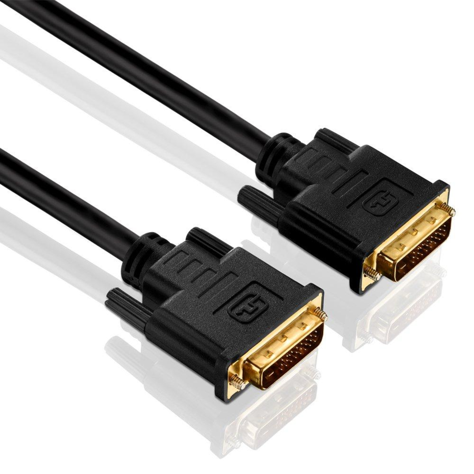 Purelink PureInstall PI4200 DVI Cable Dual Link DVI-D (M) to DVI-D (M) 2 M Black