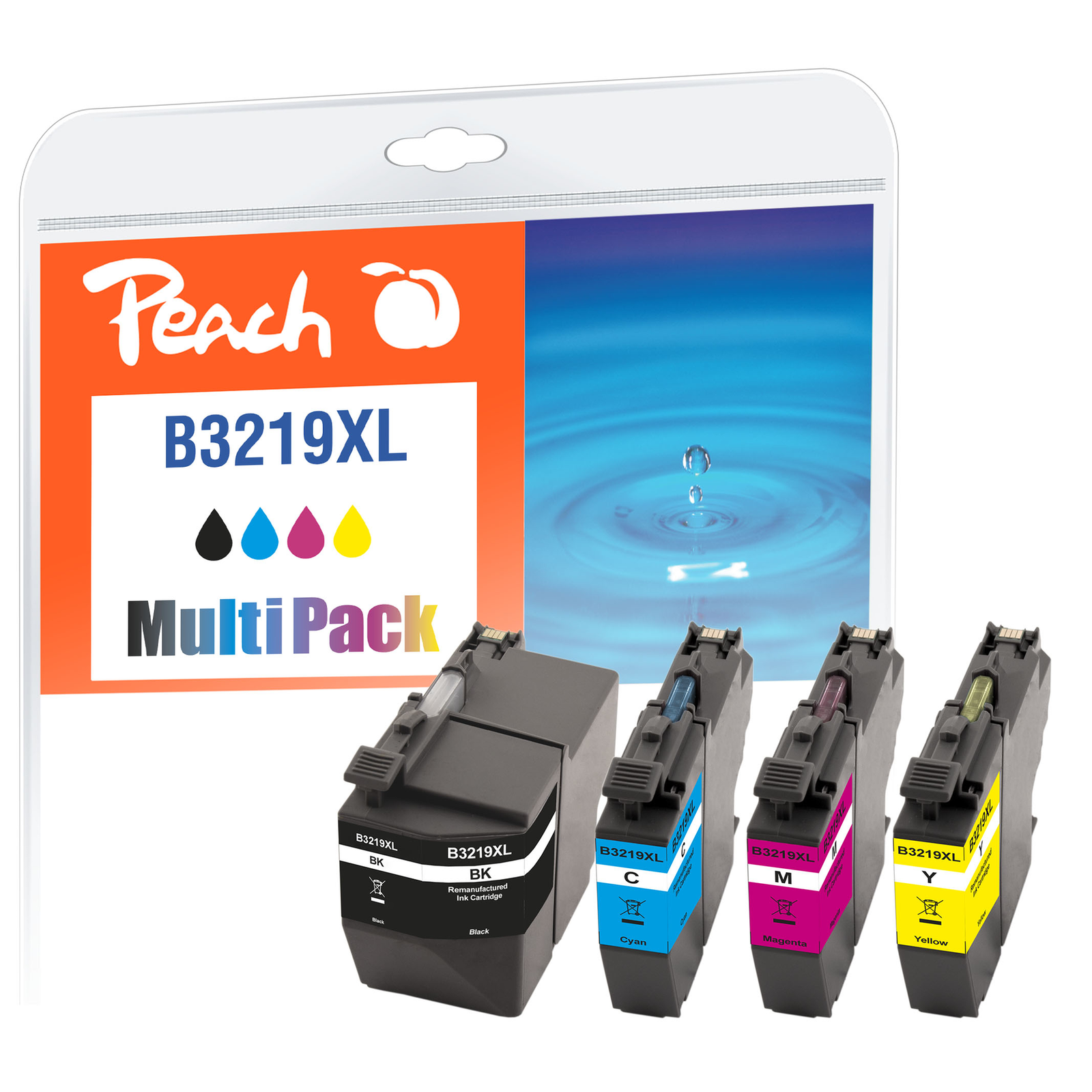 Peach 320287 Compatible Black cyan magenta Yellow Bredher Multi Pack MFCJ 5330 DW XL 5335 DWF MFC