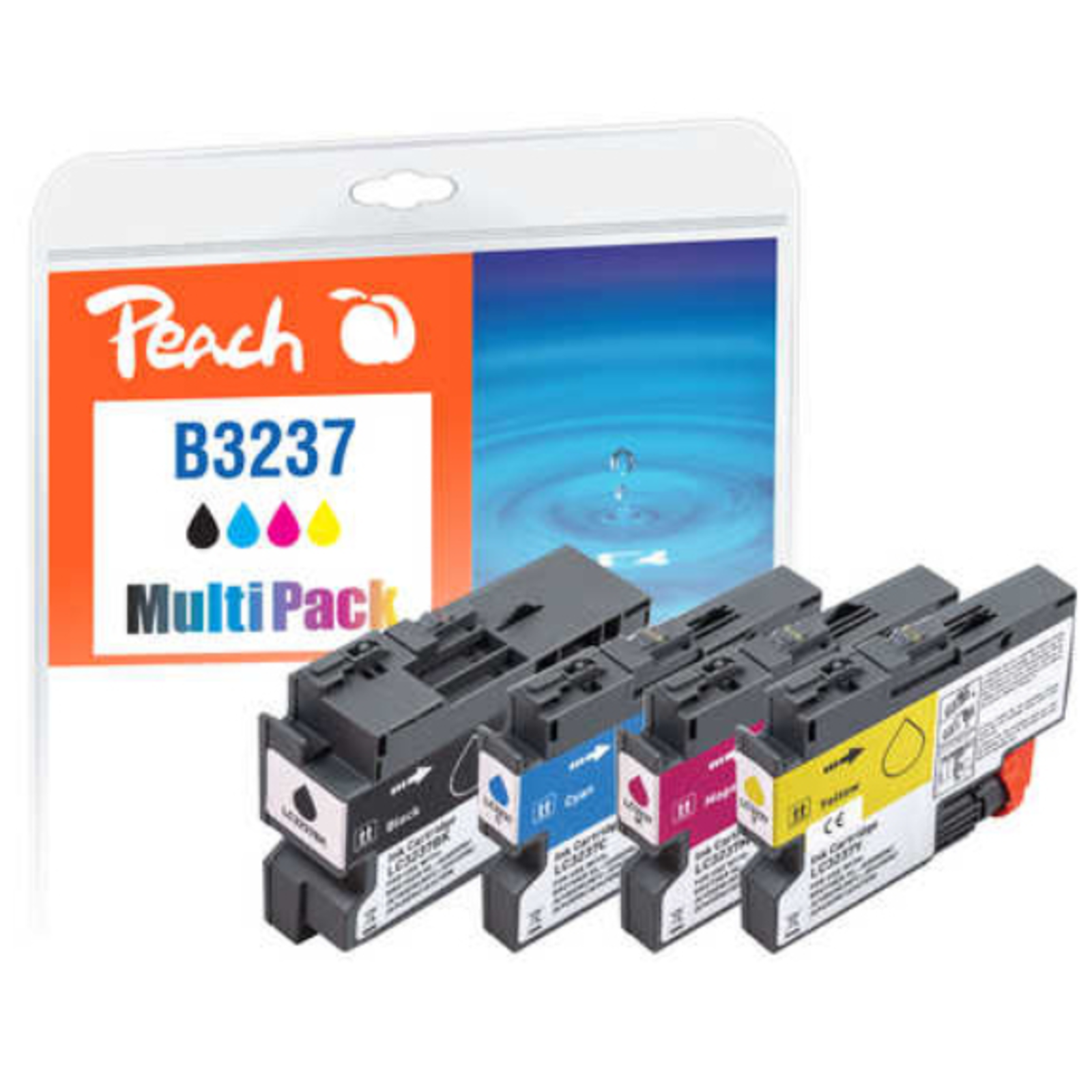 Peach Ink Cartridge Bredher LC-3237 PEA Multi-Pack FW Comp
