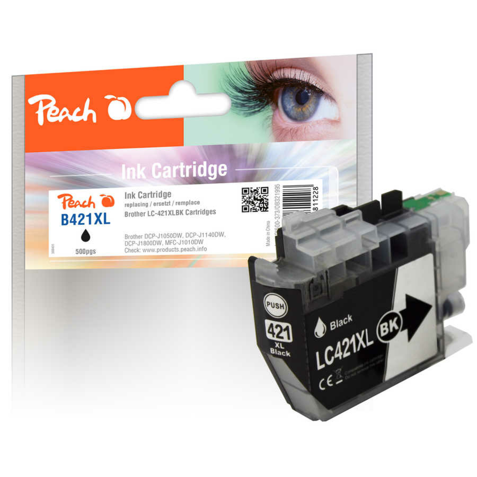 Peach LC-421XLBK DCP-J1050DW/J1140DW Compatible