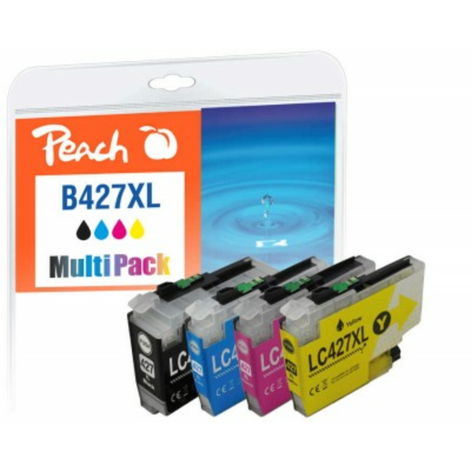 Peach Cartridge Bredher LC-427XL MultiPack Compatible