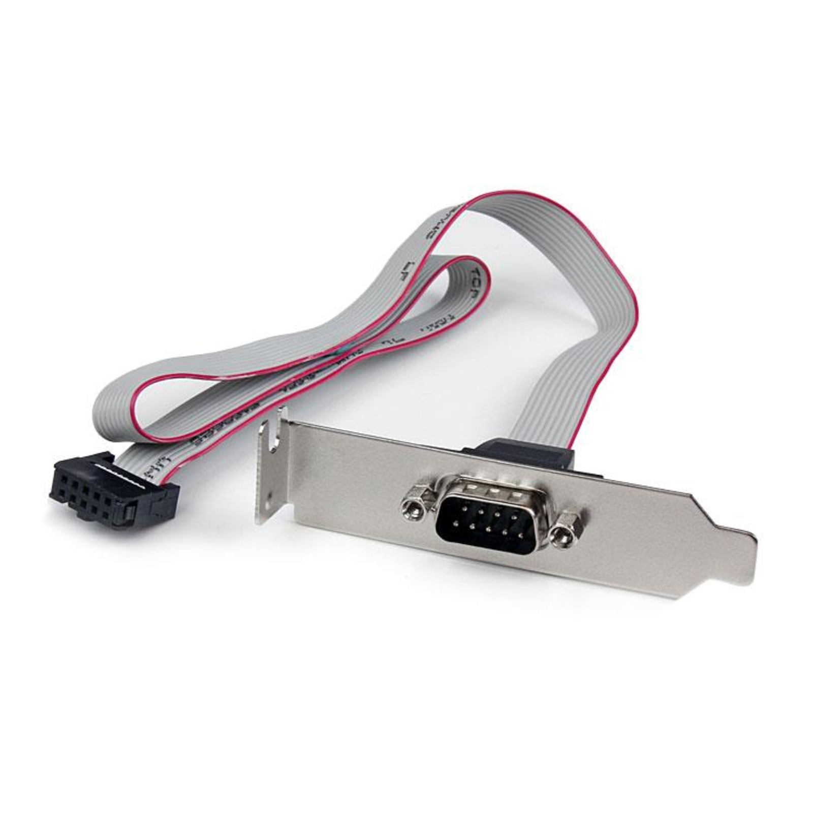 StarTech.com 1-port Serial DB9 Slot Bracket10-pin Pin Header Cable 40cm Low Profile Control Panel