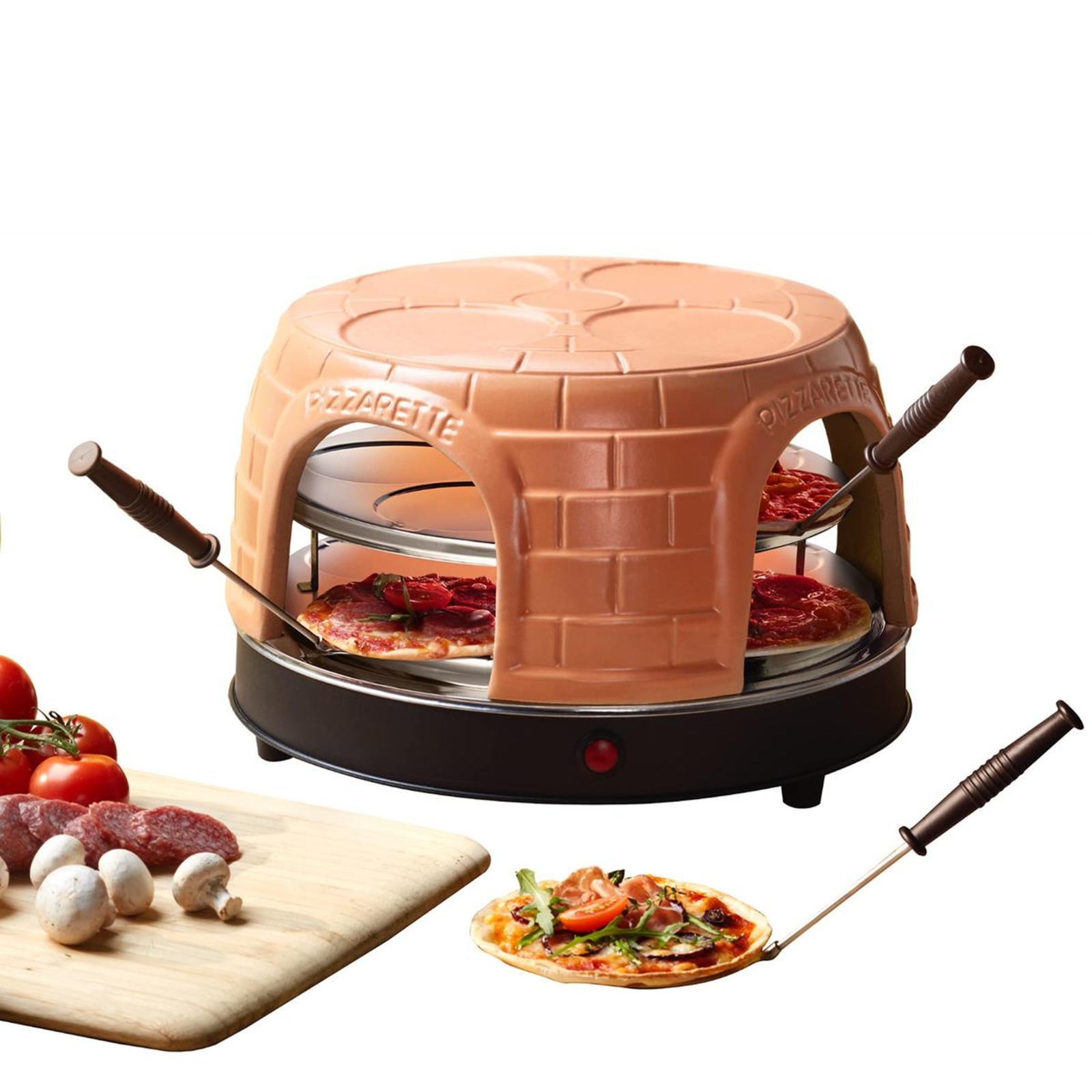 Emerio Pizza Oven,Pizzarette Prebake Function 8 Pers.