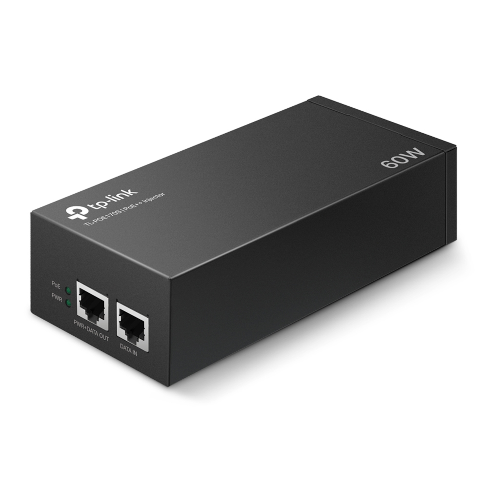 TP-LINK PoE++ Injector TL-POE170S 60W PoE Power 1x Gigabit PoE Port 1x Gigabit Non-PoE Port