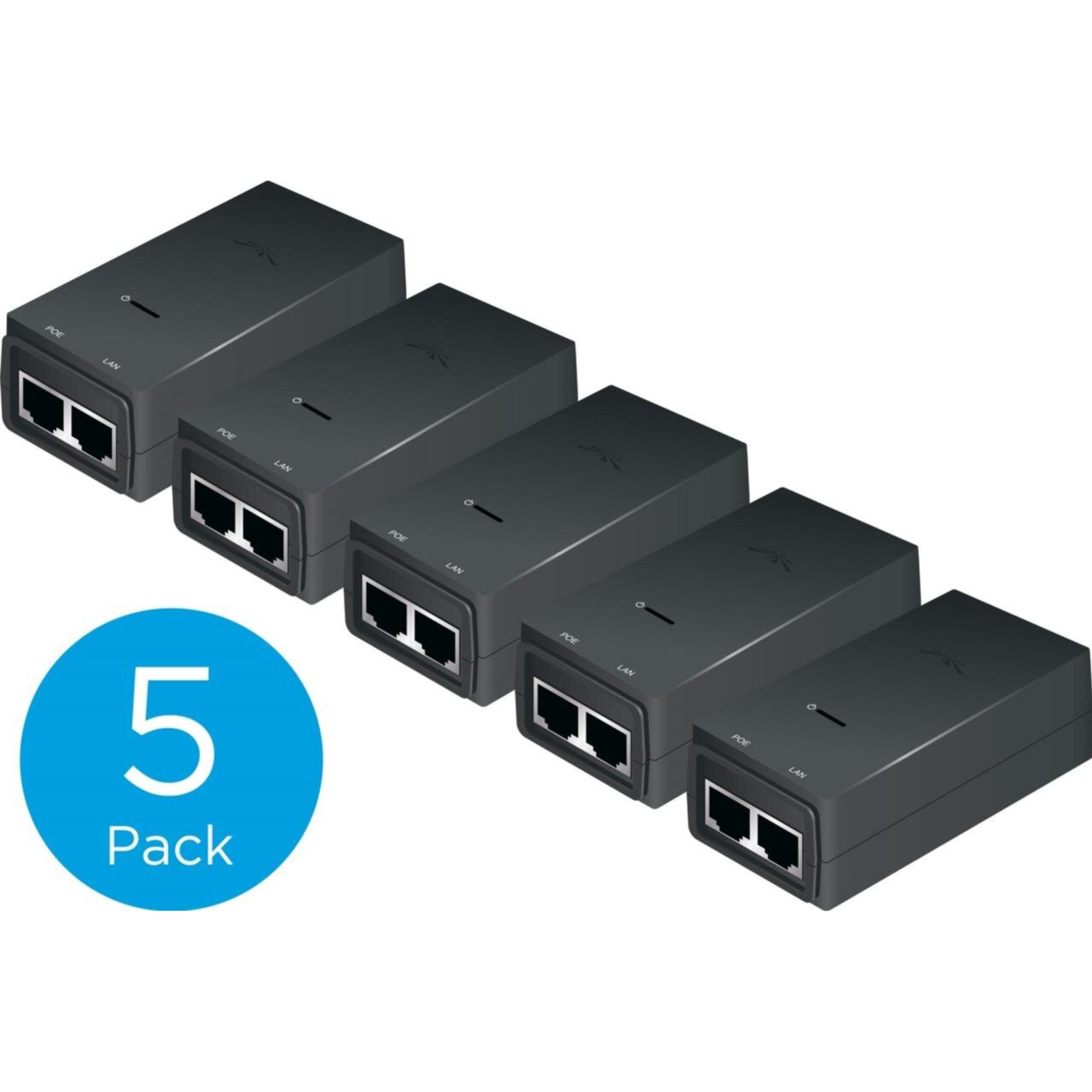 Ubiquiti Networks POE-24-12W-5P PoE Adapter Gigabit Ethernet