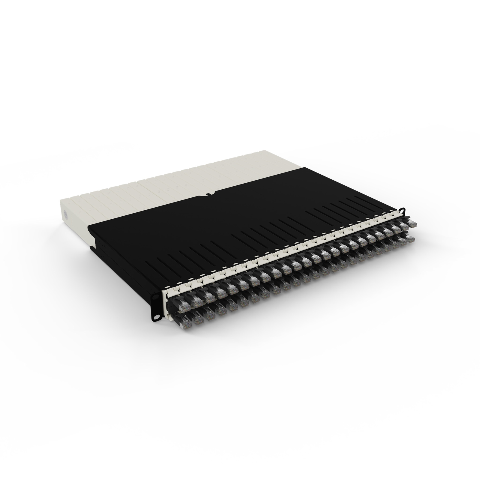 PATCHBOX .one 8RU STP Black Cable Network
