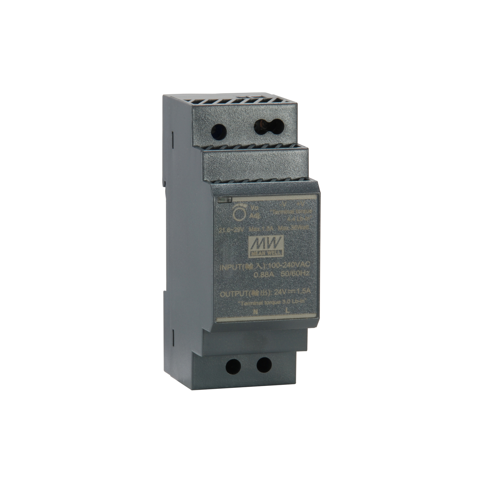 LevelOne Ind. Power Supply Unit POW-2411 24VDC 30W DIN Rail