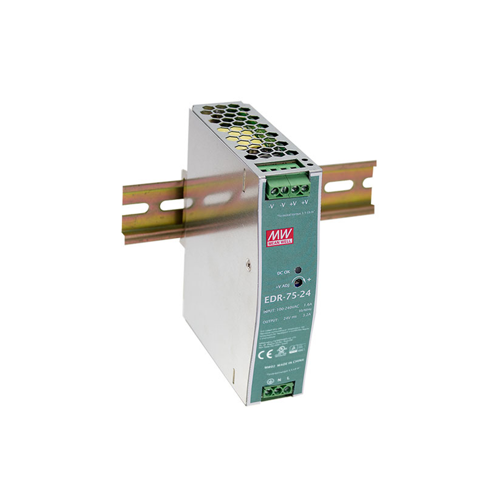 LevelOne Ind. Power Supply Unit POW-2431 24VDC 75W DIN Rail