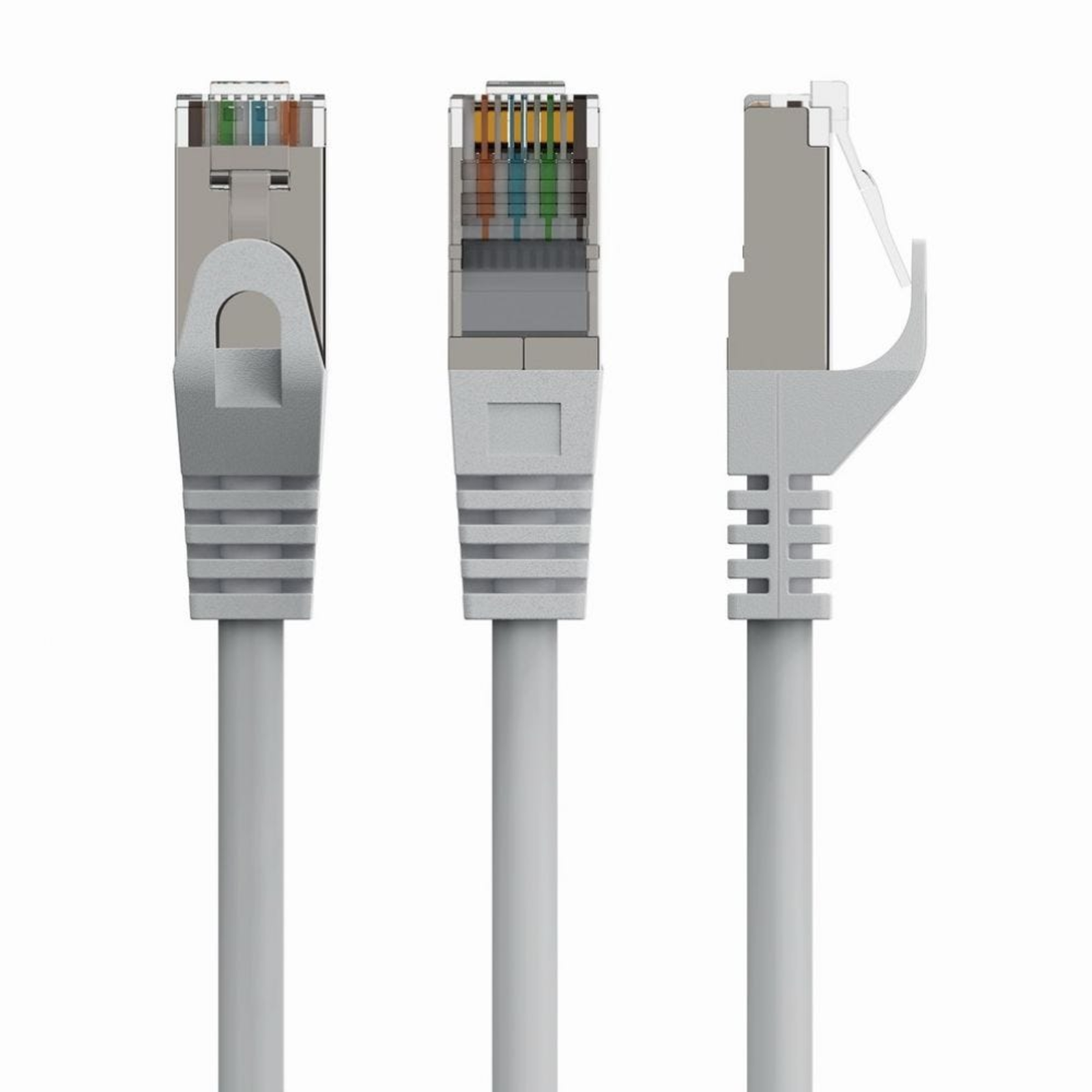 Gembird CableXpert RJ45 Category 6 FTP (F/UTP) Straight 50cm Network Cable/Cord (Grey)