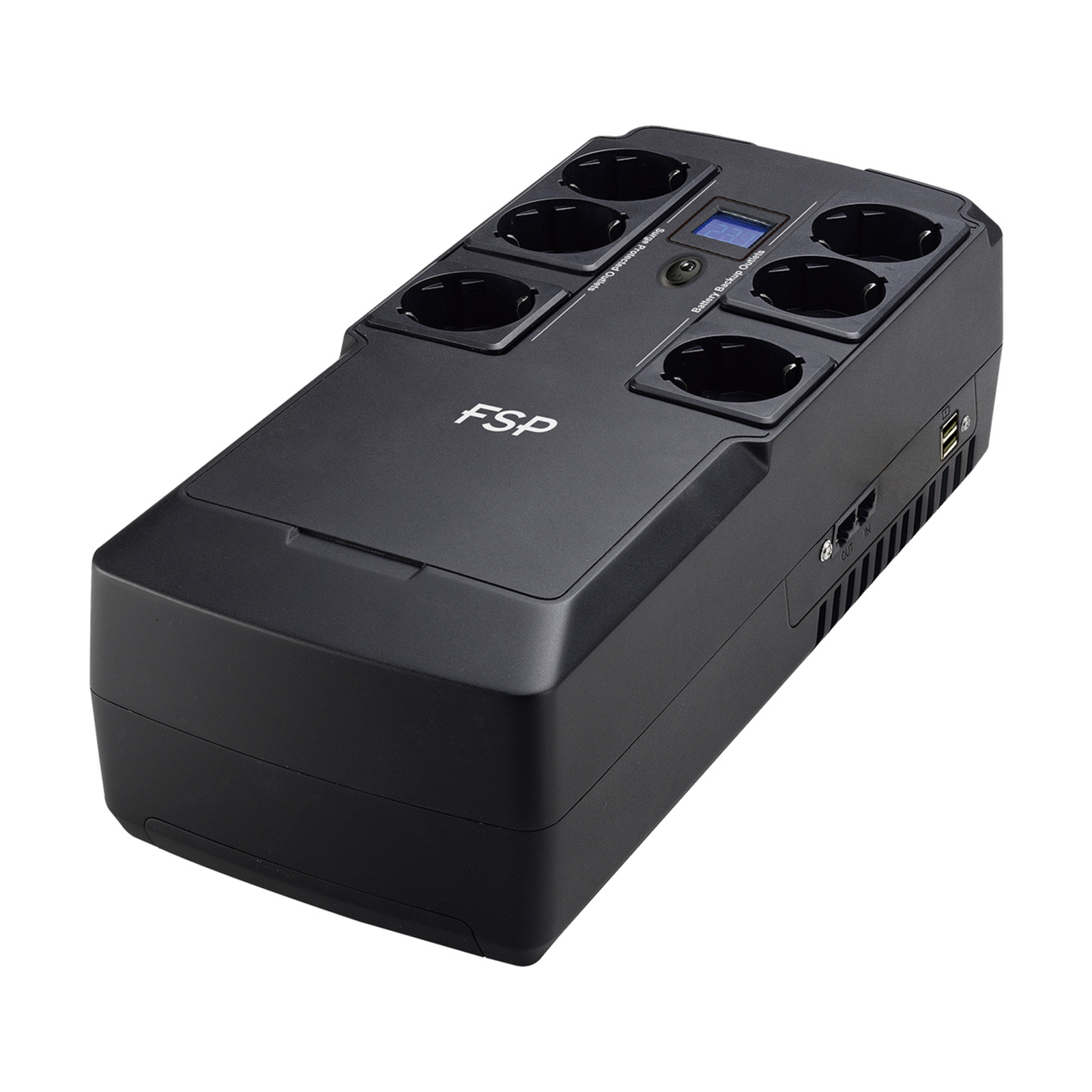 FSP UPS NanoFit 800 800VA 480W LCD 2xUSB 1xRJ45