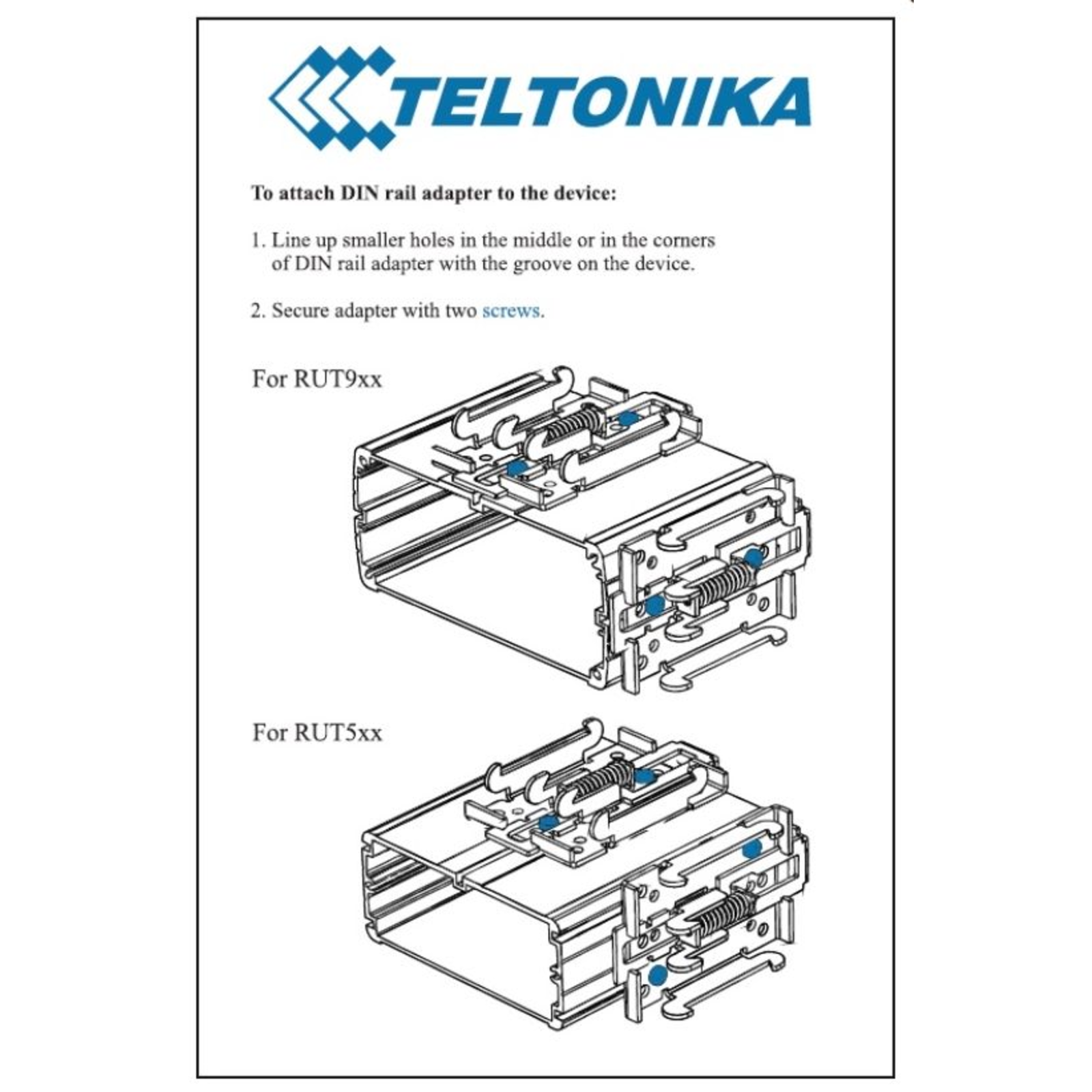 Teltonika Teltonika DIN-Schienen-Kit