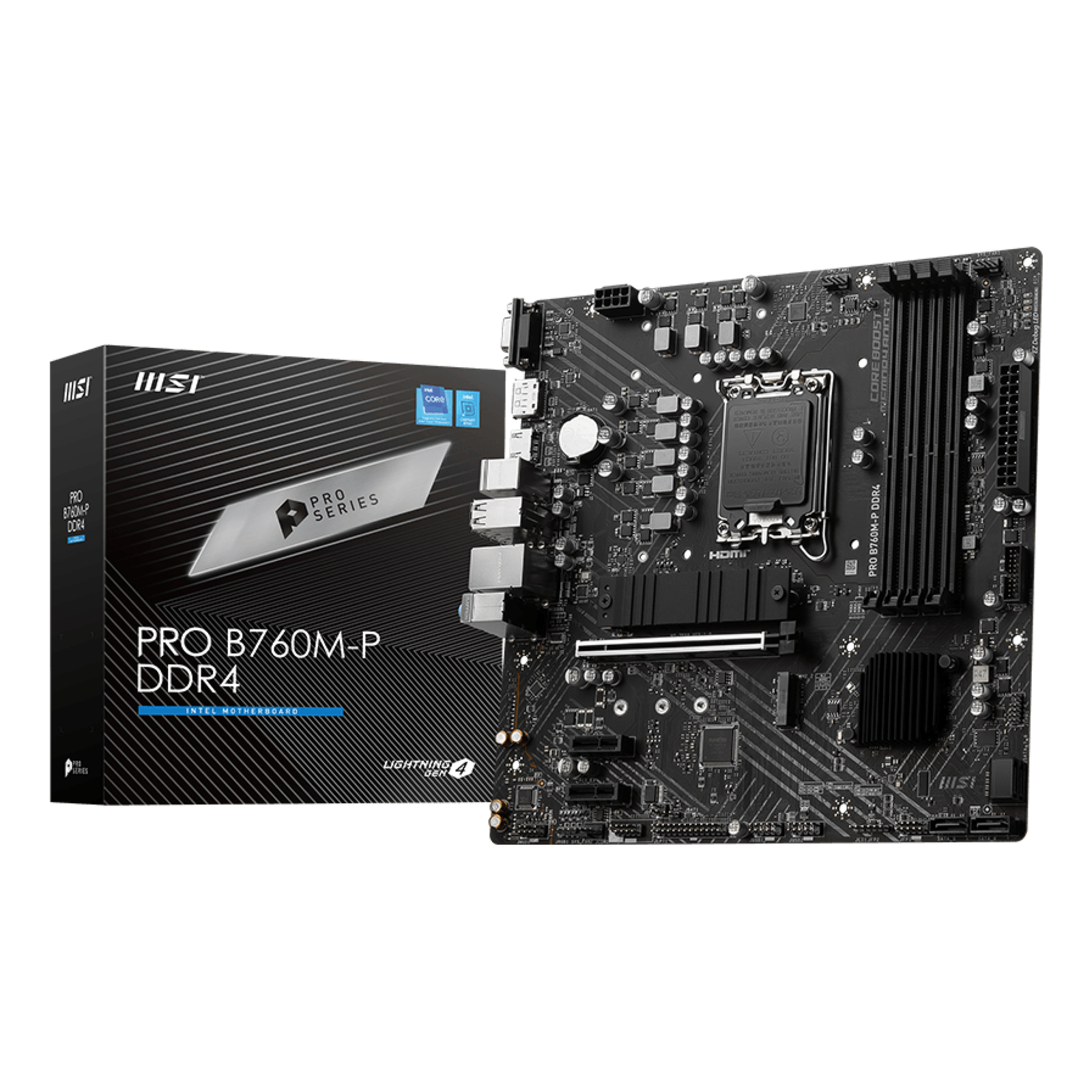 MSI Motherboard Intel B760 Lga 1700 Micro Atx