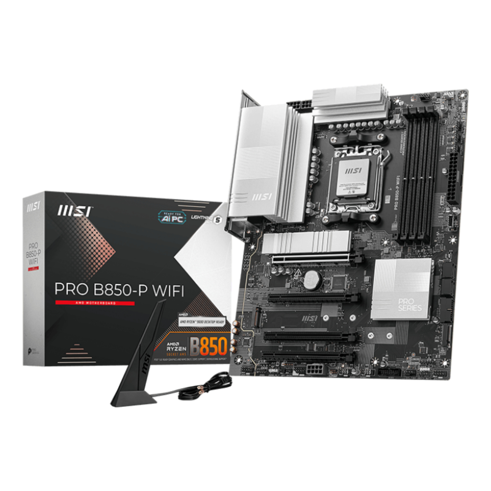 MSI MB Sc AM5 PRO B850-P WIFI AMD B850 4xDDR5 1xHDMI WiFi ATX