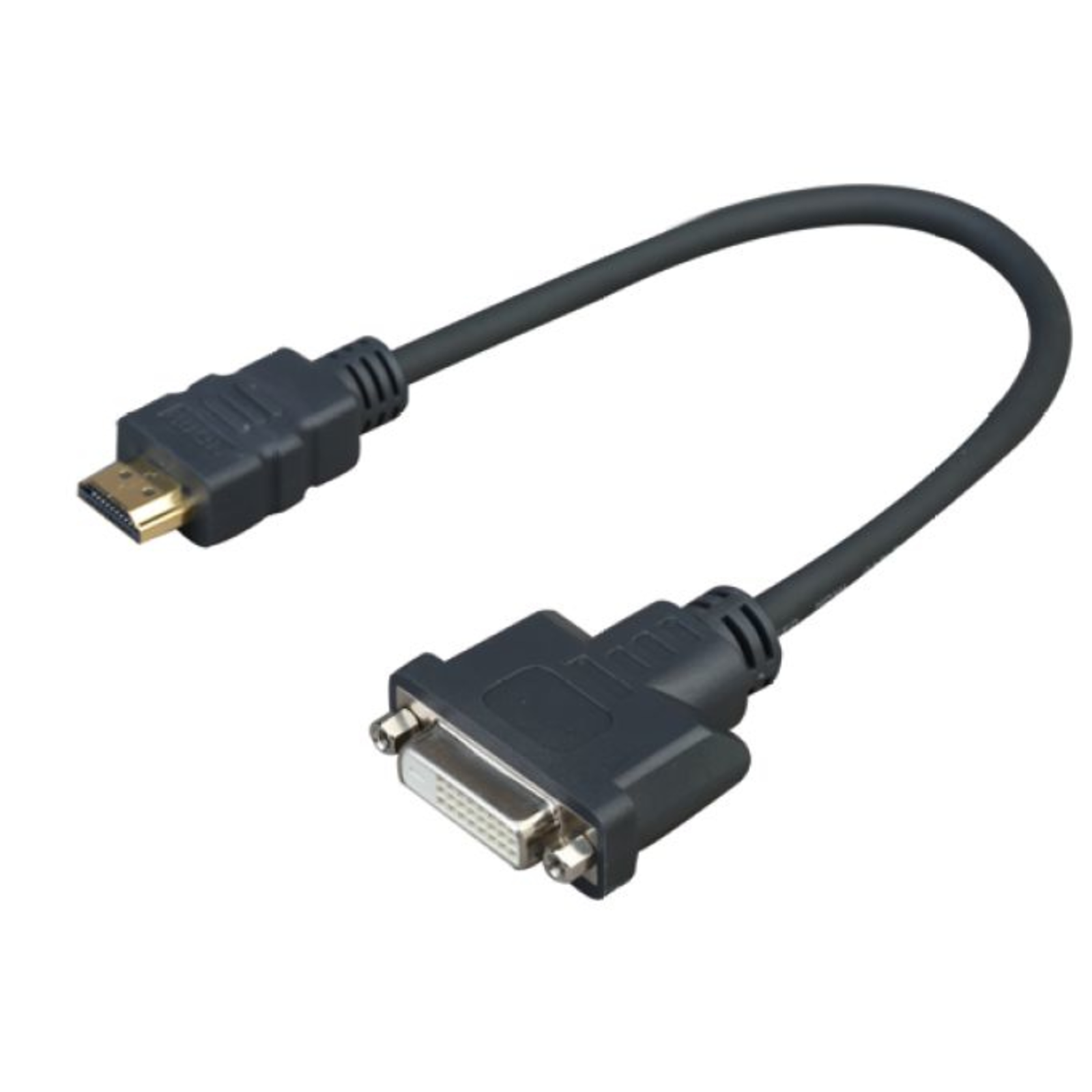 VivoLink PROHDMIADAPDVI 0.2m HDMI DVI Black Video Cable Adapter (PROHDMIADAPDVI)