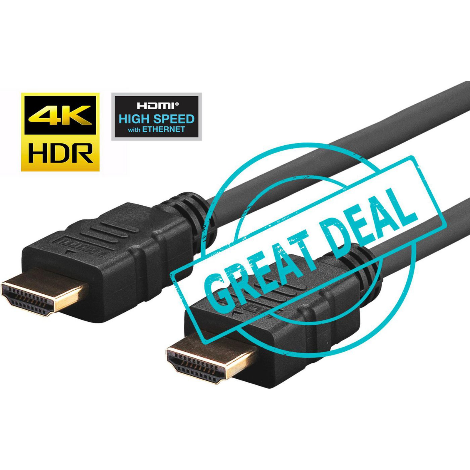 VivoLink PROHDMIHD1-BULK HDMI Cable 1 M HDMI Type A (standard) Black (PROHDMIHD1-BULK)
