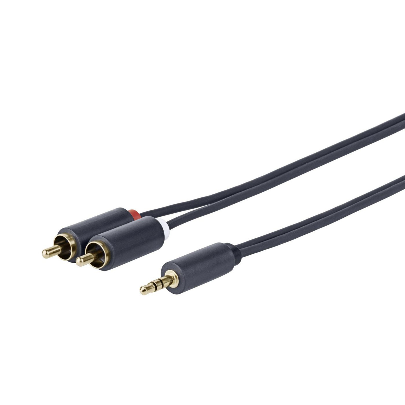 VivoLink Audio Cable Stereo Mini Jack Male to RCA Male 2.5 M Double Insulation