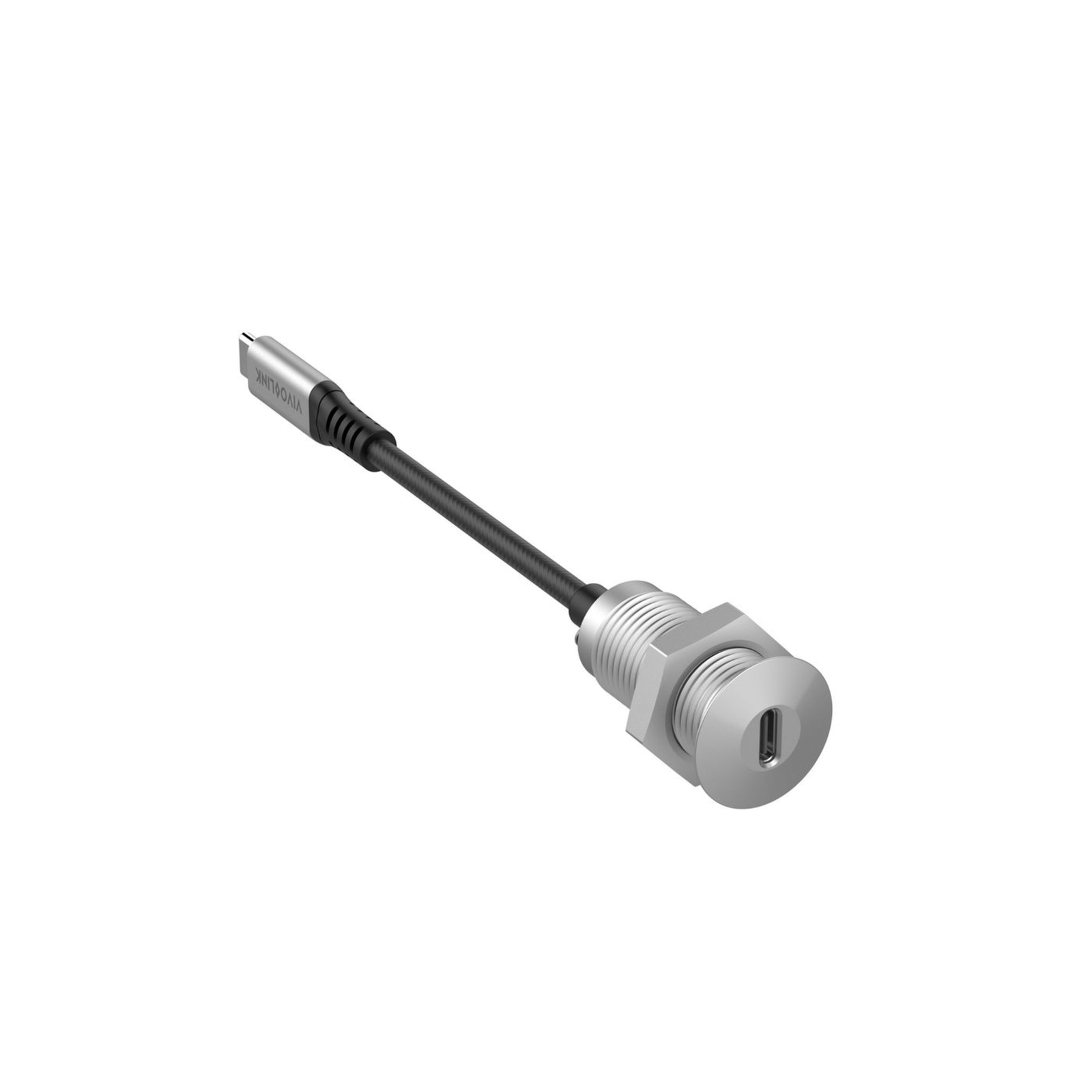 Vivolink USB-C Desk Socket Gray with (PROUSBCMF0.3SOCKET)