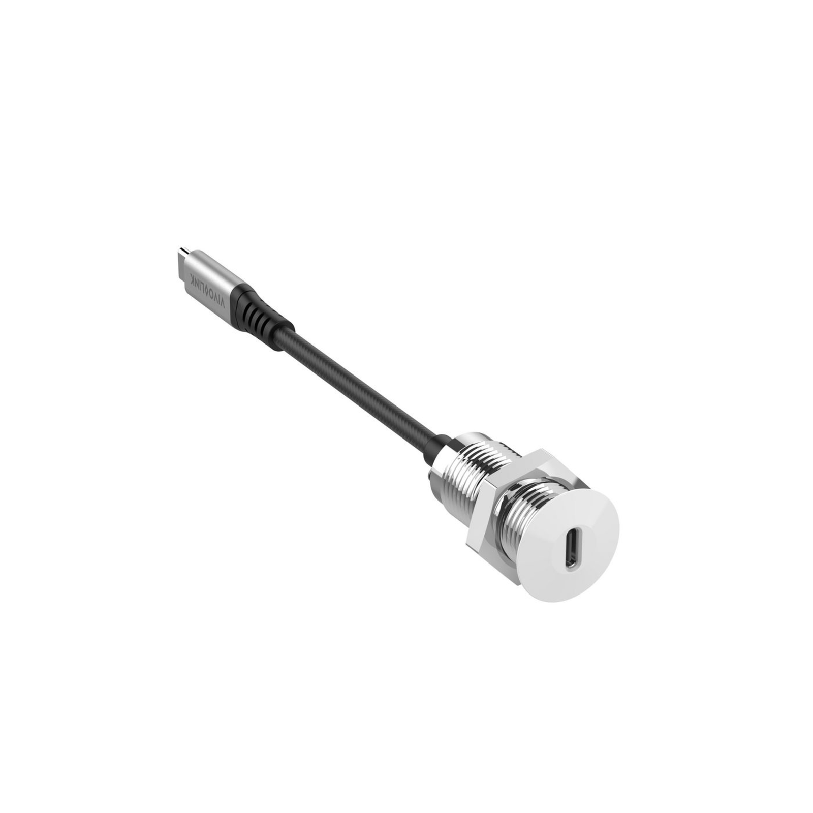 Vivolink USB-C Desk Socket White with (PROUSBCMF0.3SOCKET-W)