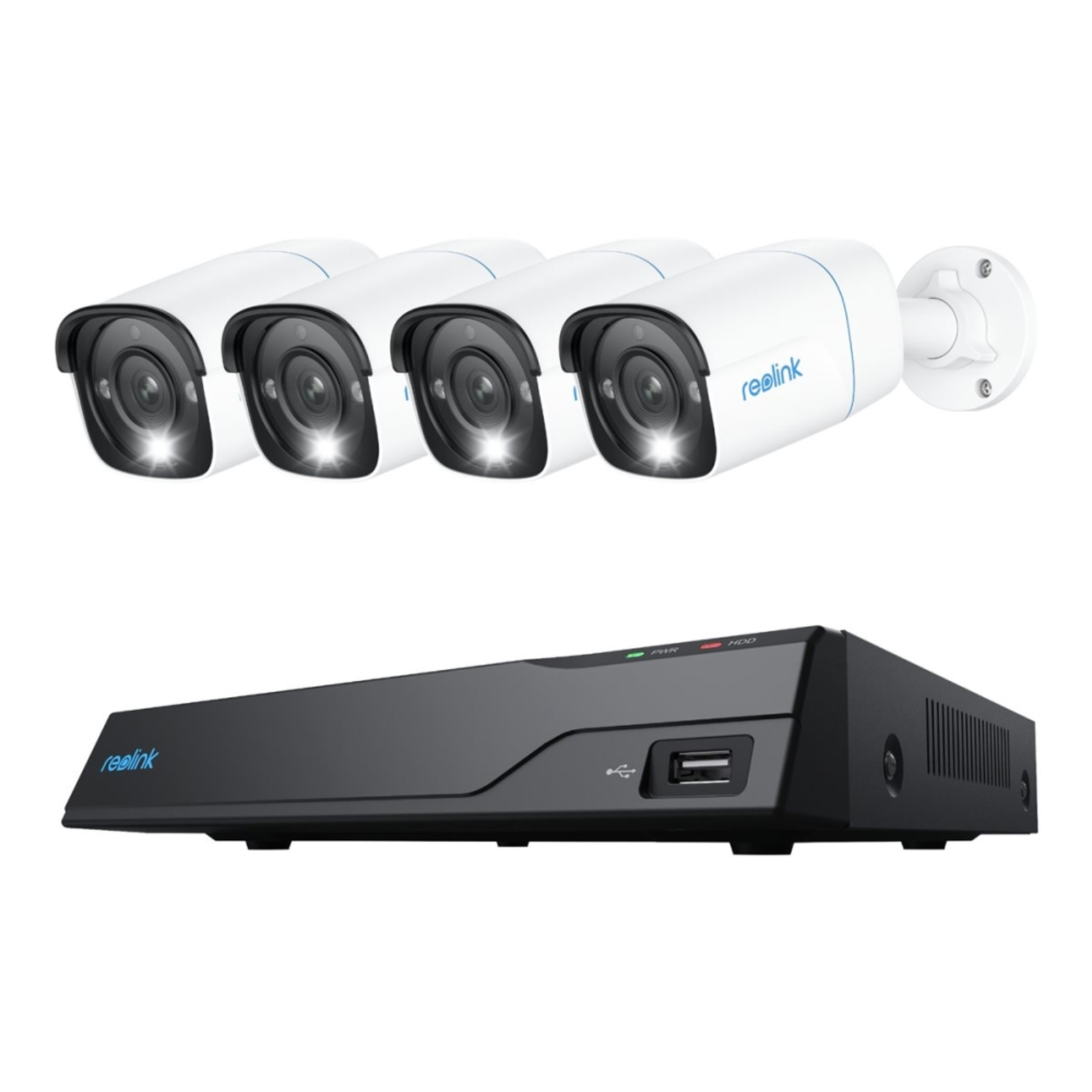 Reolink NVS8-8MB4 Video Surveillance Kit Wired 8 Channels (PS4KB01-8)