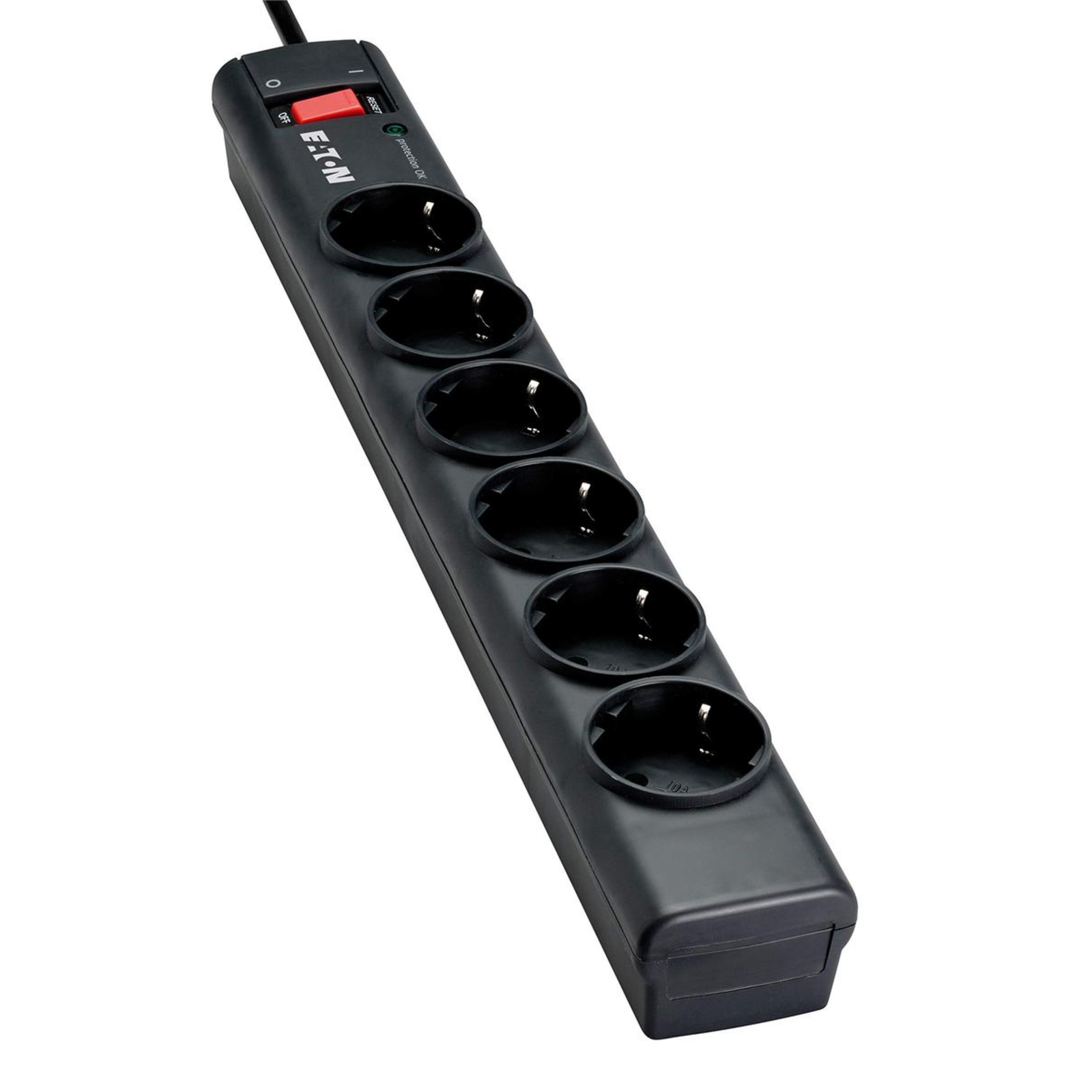 Eaton Predection Strip 6-socket Surge Predector (black)