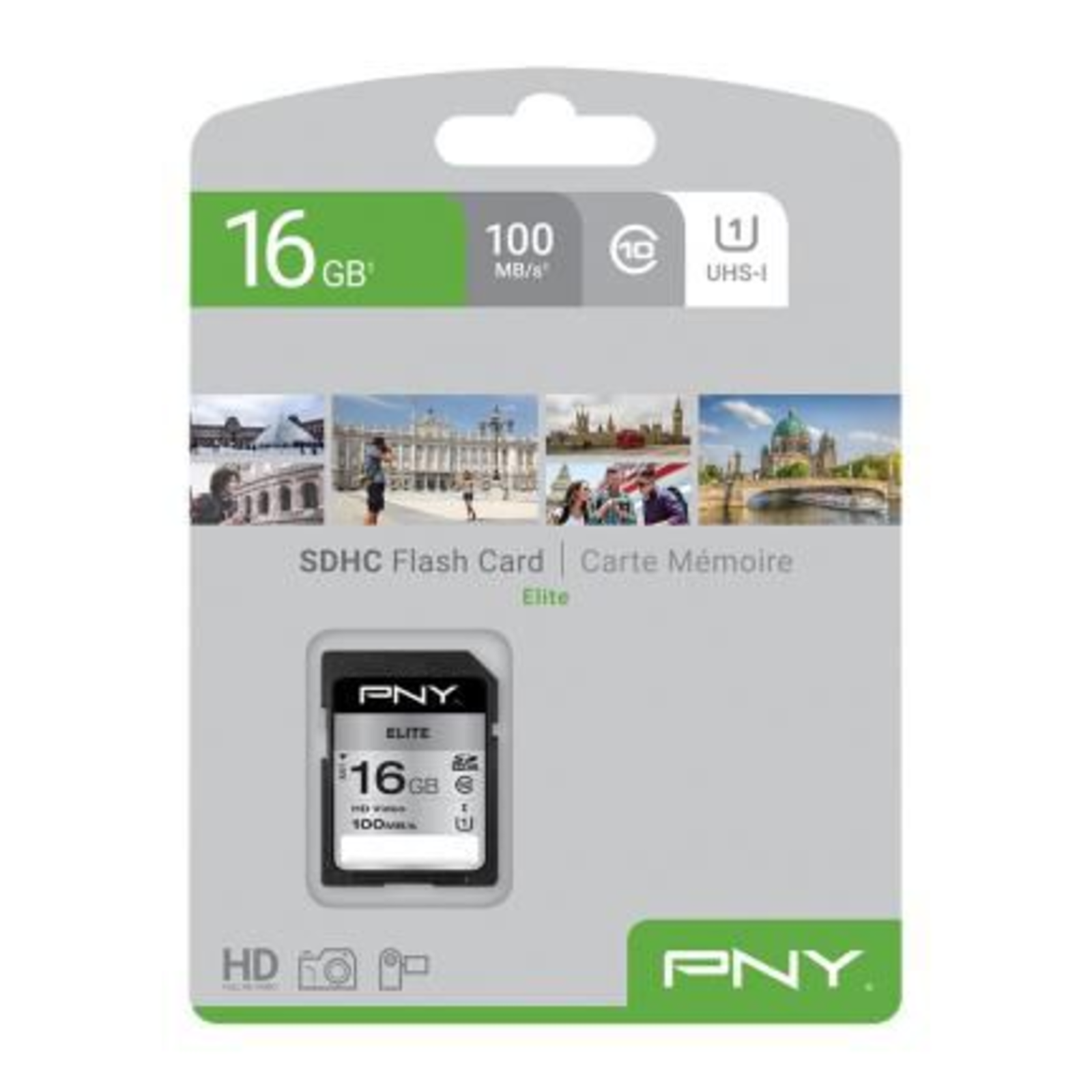 PNY Elite Flash Memory Card 16 GB UHS-I U1 Class 10
