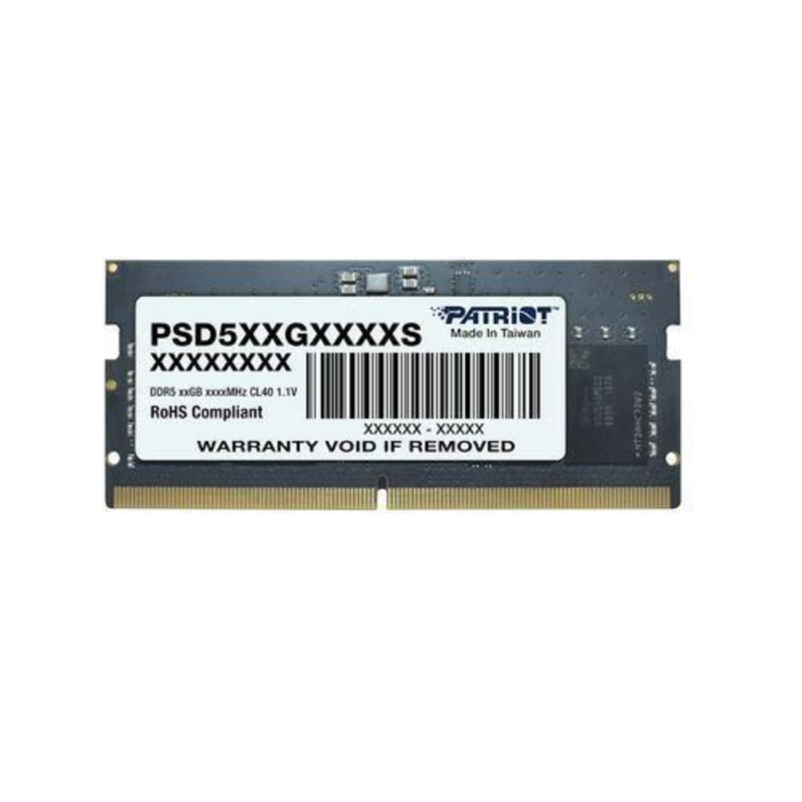Patriot Memory SIGNATURE SO-DIMM DDR5 16GB 5600MHz 1 Rank