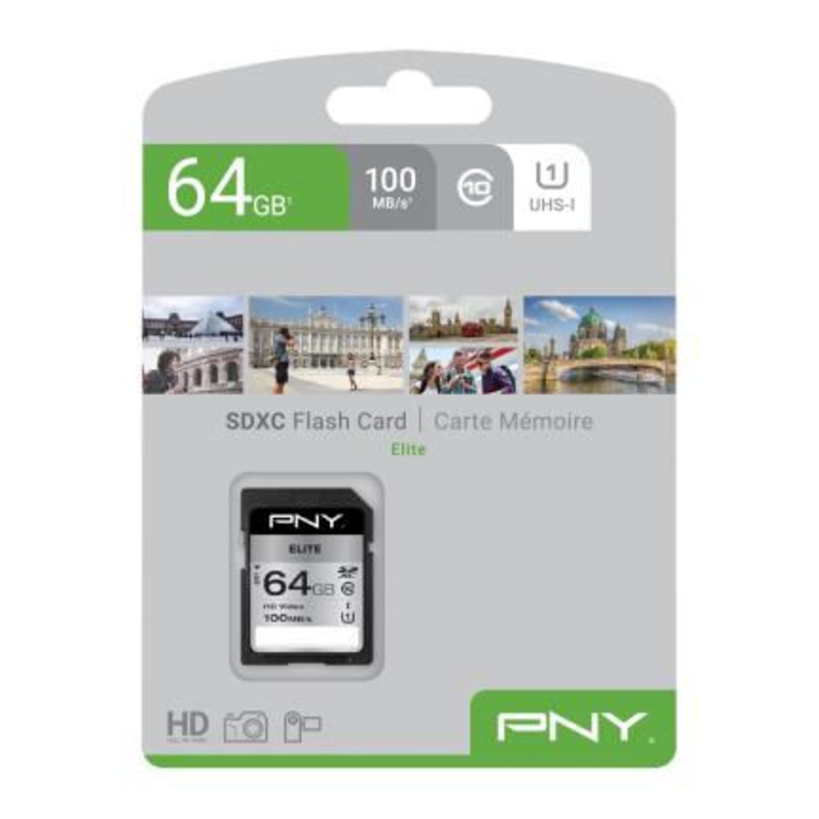 PNY Elite Flash Memory Card 64 GB UHS-I U1 Class10