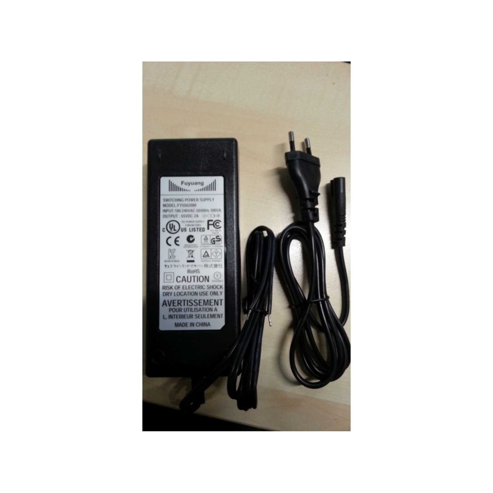 ALLNET PSU_55V_2A PoE Adapter Indoor 55 V Black AC-to-DC 2 A