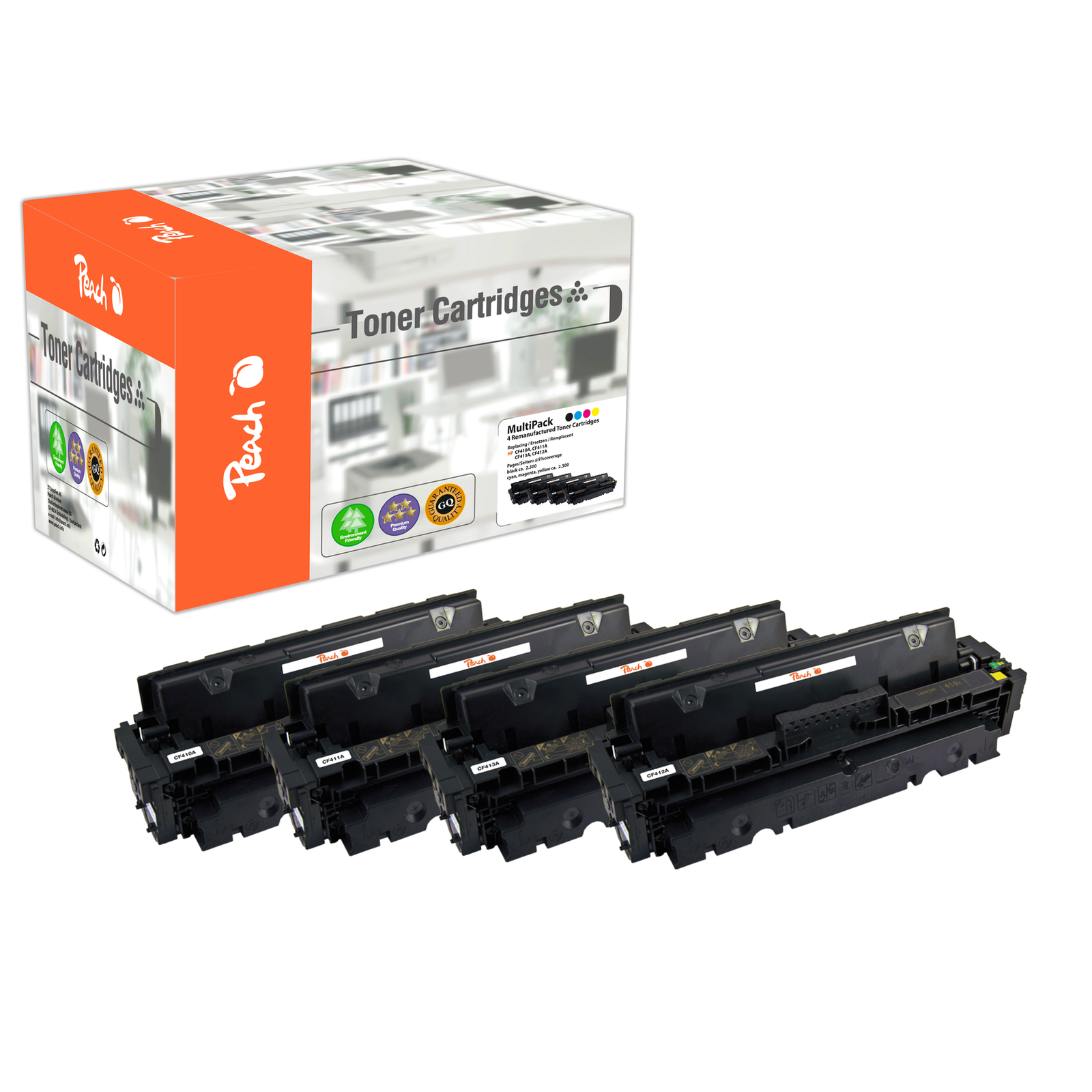 Peach Toner No.410A MultiPack REM,KOM