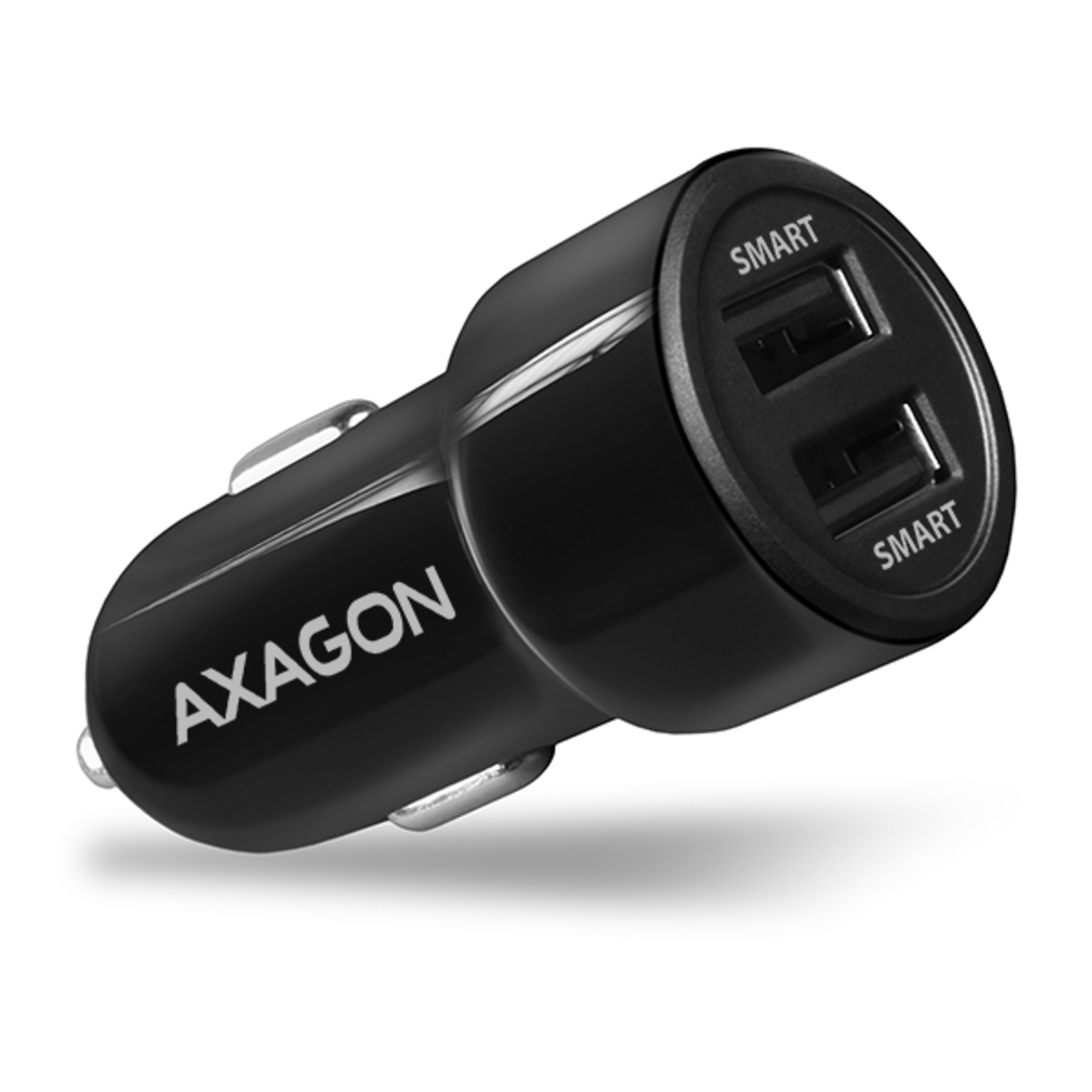 Axagon PWC-5V5 2x USB-A 24W Car Charger (Black)