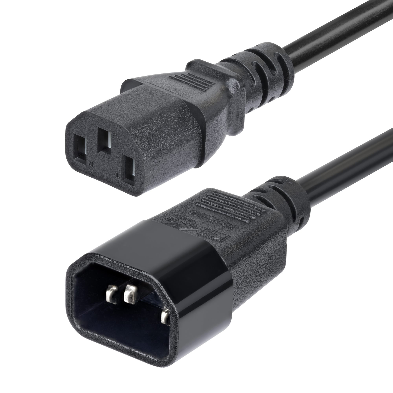 StarTech 4.5m Power Extension Cord C14 to C13 15A 250V KEMA-KEUR