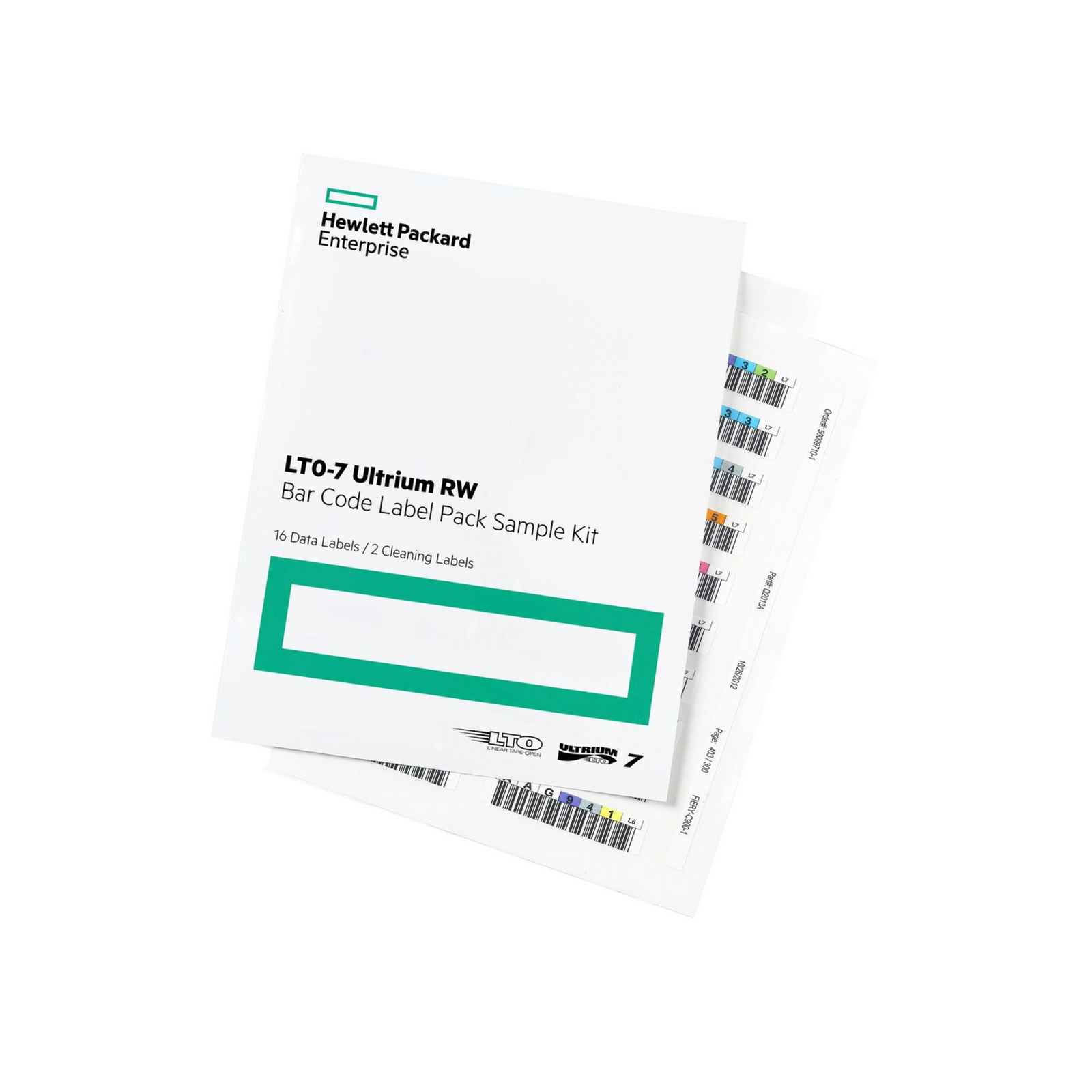 HPE LTO7 Ultrium Barcode Label RW 100+10 Q2014A