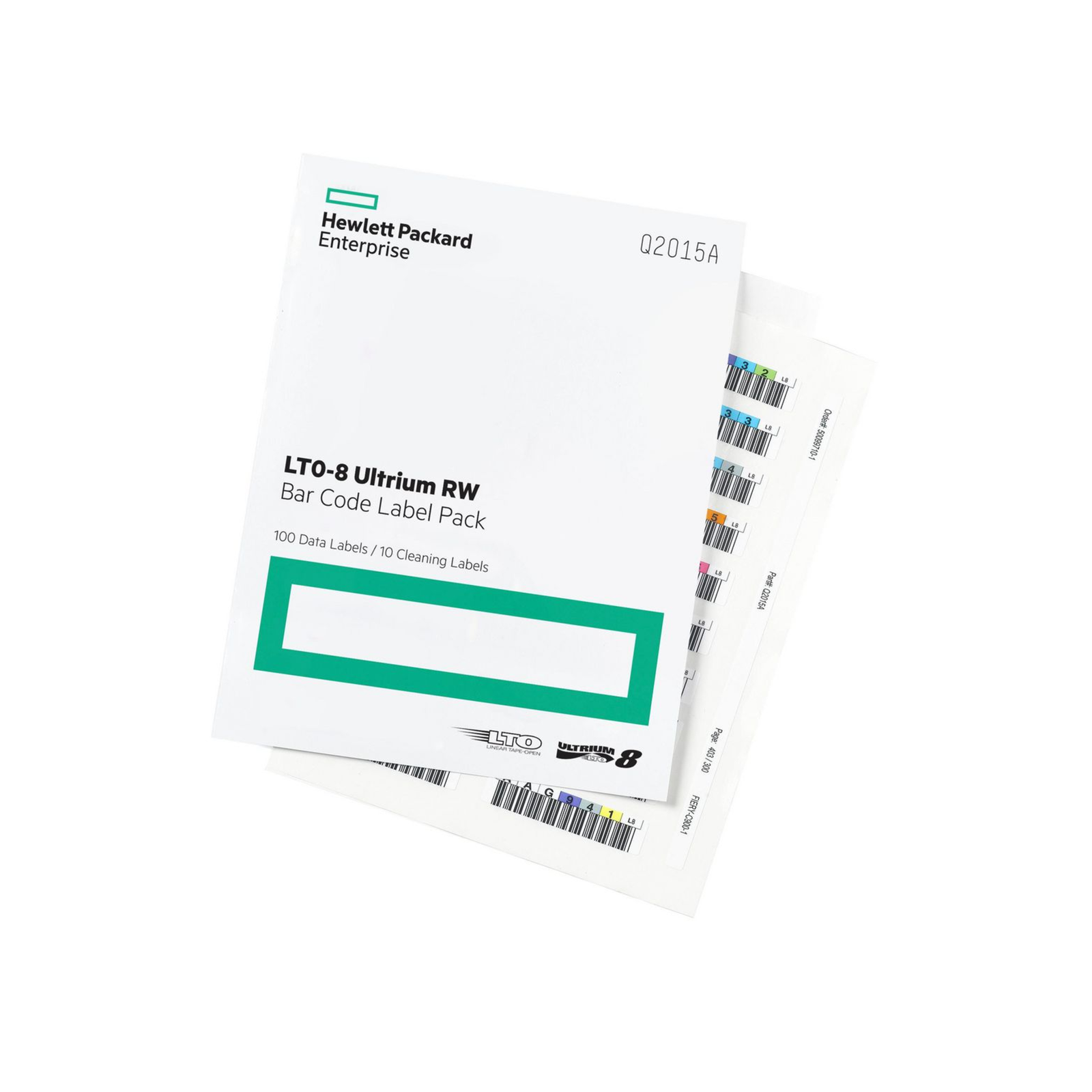 HPE ENTERPRISE LTO-8 ULTRIUM RW BAR CODE Label PACK