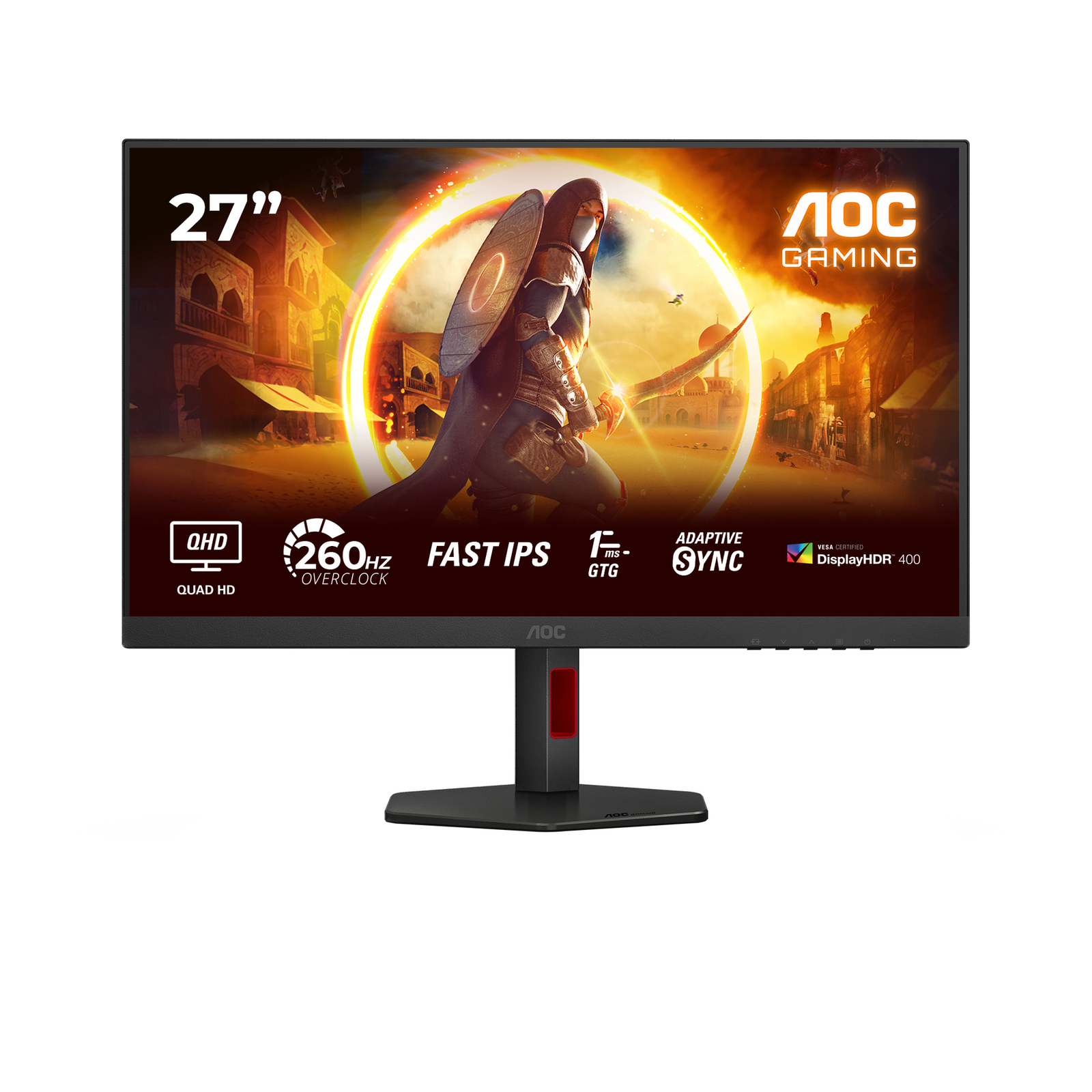 AOC Q27G4ZR 27inch Fast IPS Monitor Flat Screen (TFT/LCD) 68.6 Cm