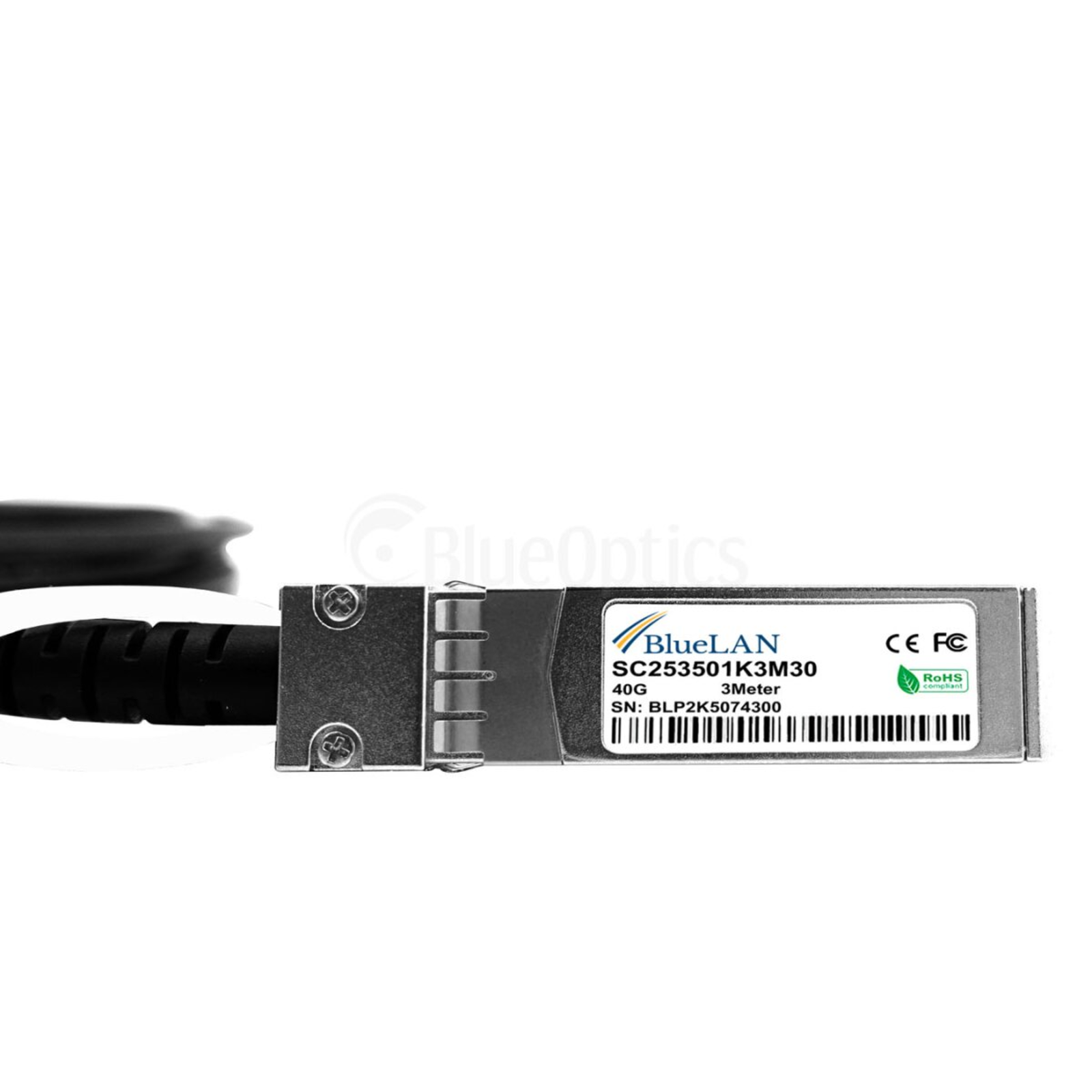 BlueOptics Coriant QSFP-4xSFP+-DAC-1M Compatible BlueLAN QSFP DAC SC253501K1M30