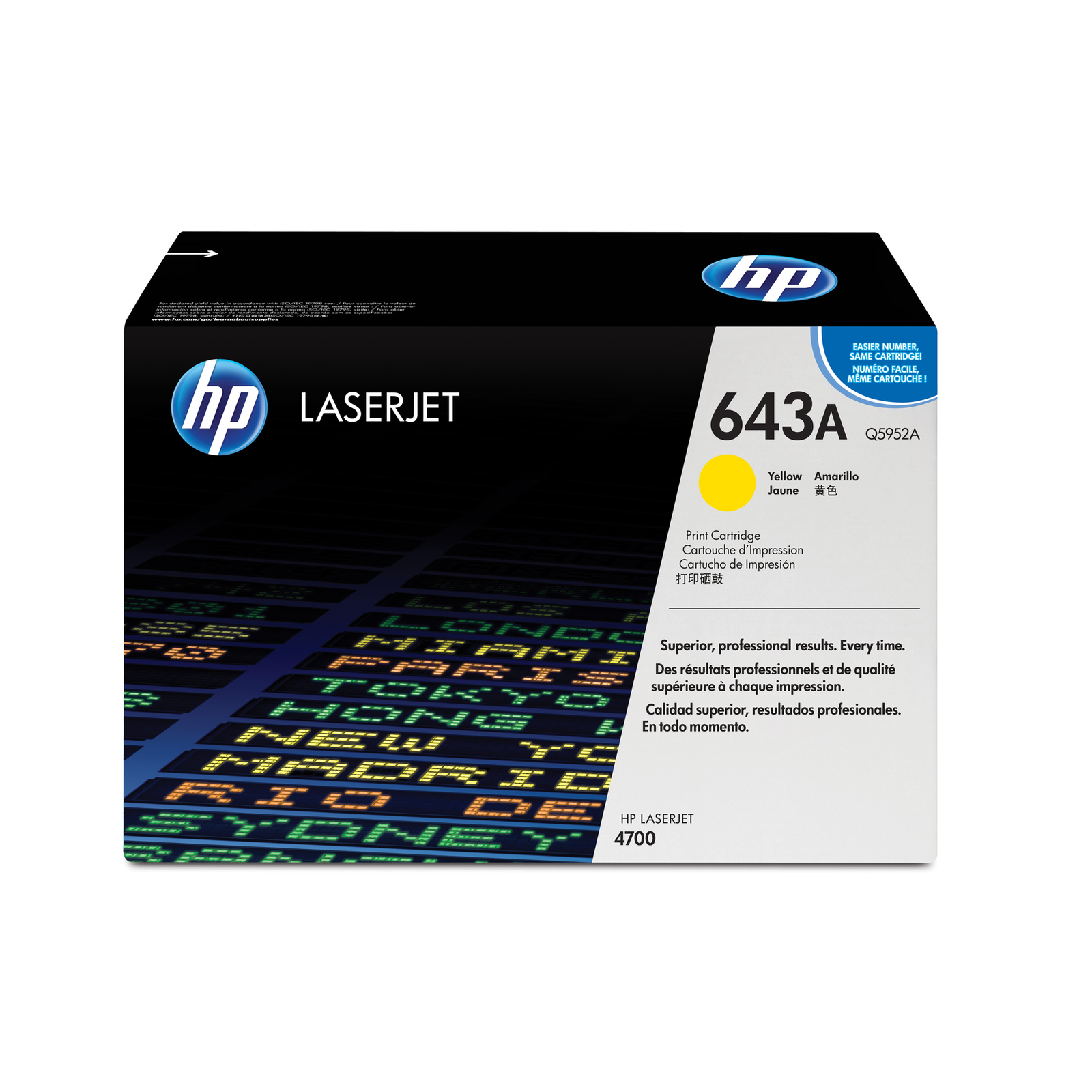 HPI 643A Yellow Original LaserJet Toner Cartridge