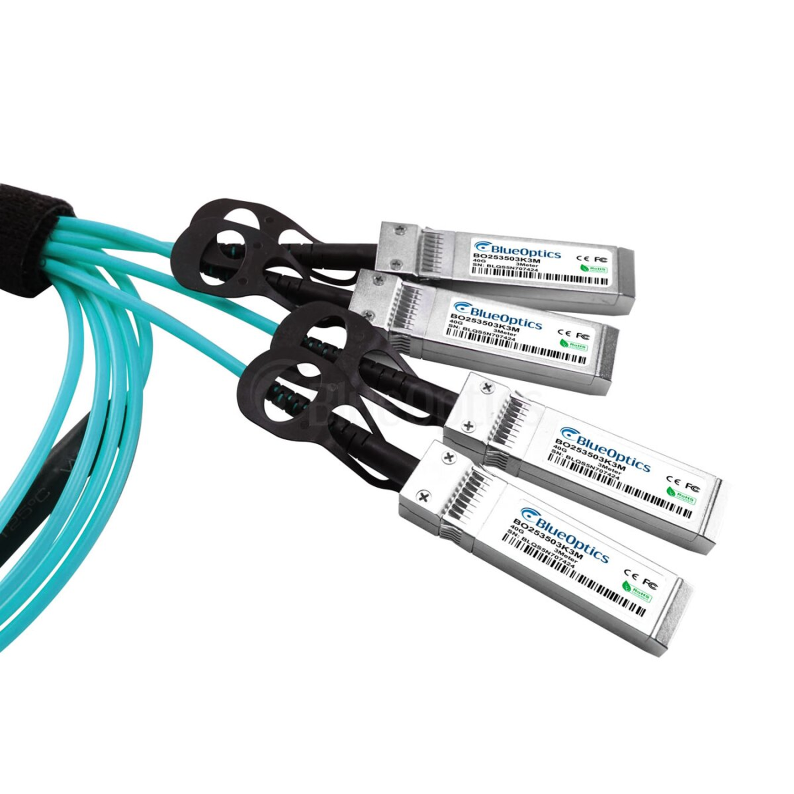 BlueOptics HPE Q9S66A Compatible AOC QSFP BO253503K5M