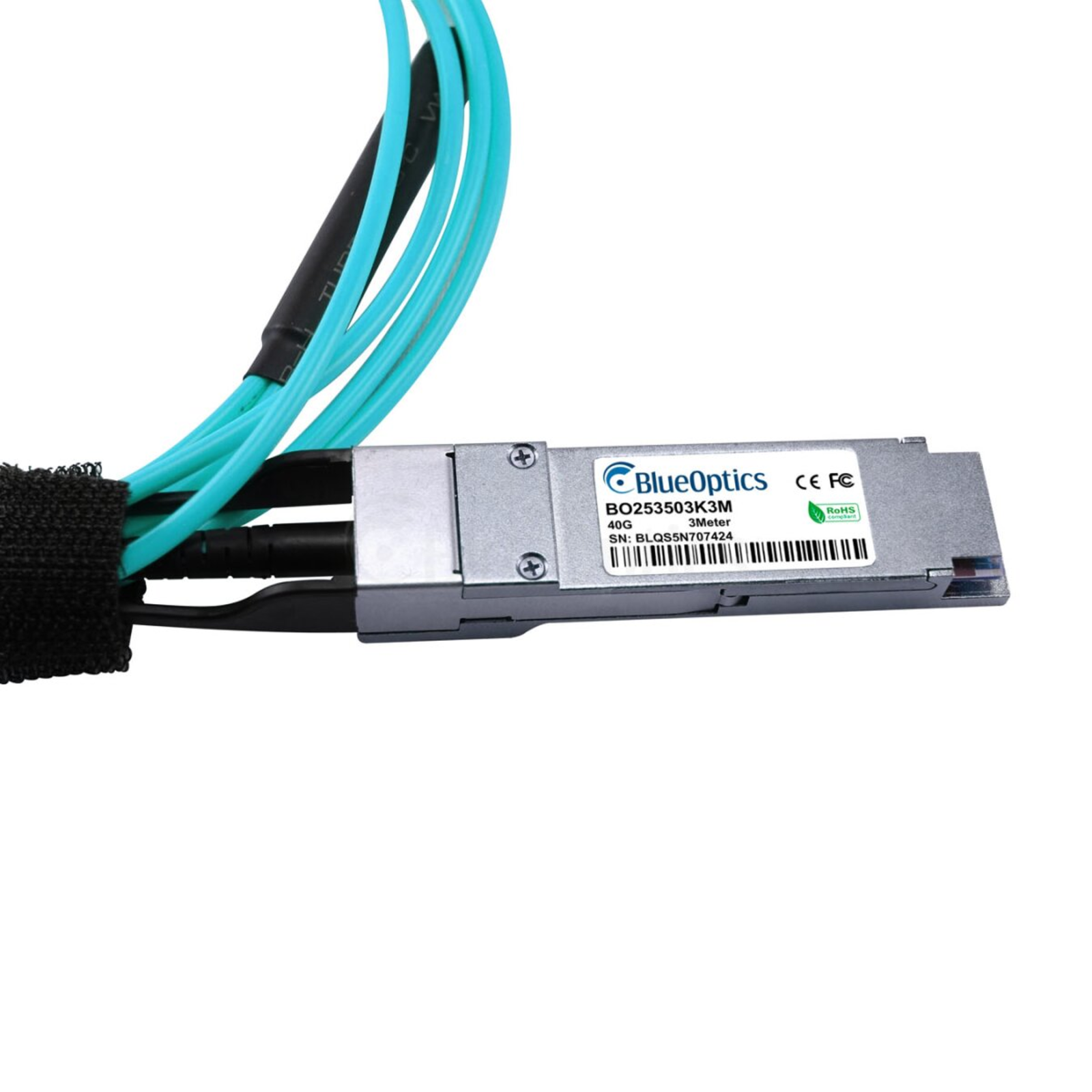 BlueOptics HPE Q9S66A Compatible AOC QSFP BO253503K5M
