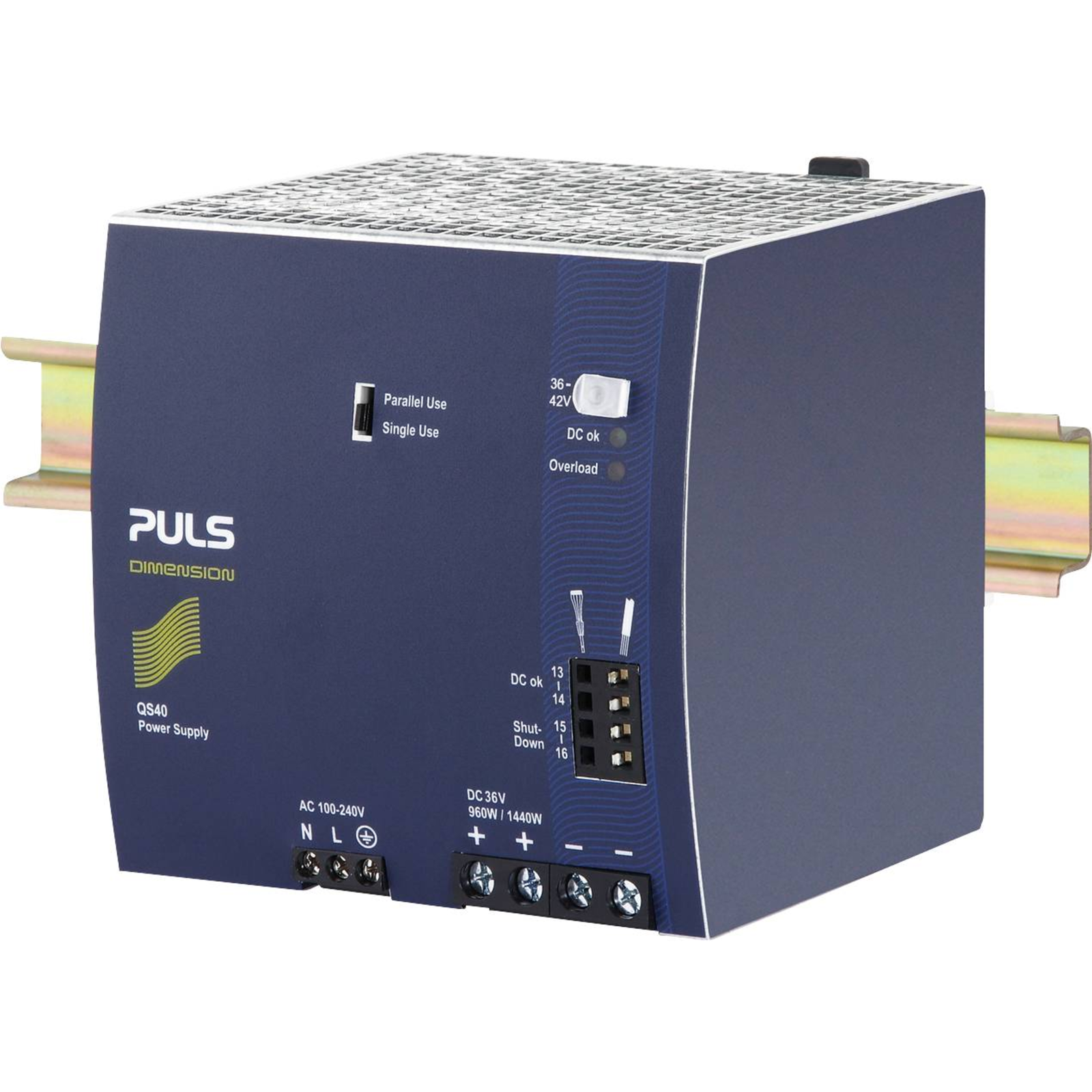 Puls DIN Rail Power Supply Unit (DIN Rail) 36 V/DC 26.7 A 960 W Number of Outputs1 X Content